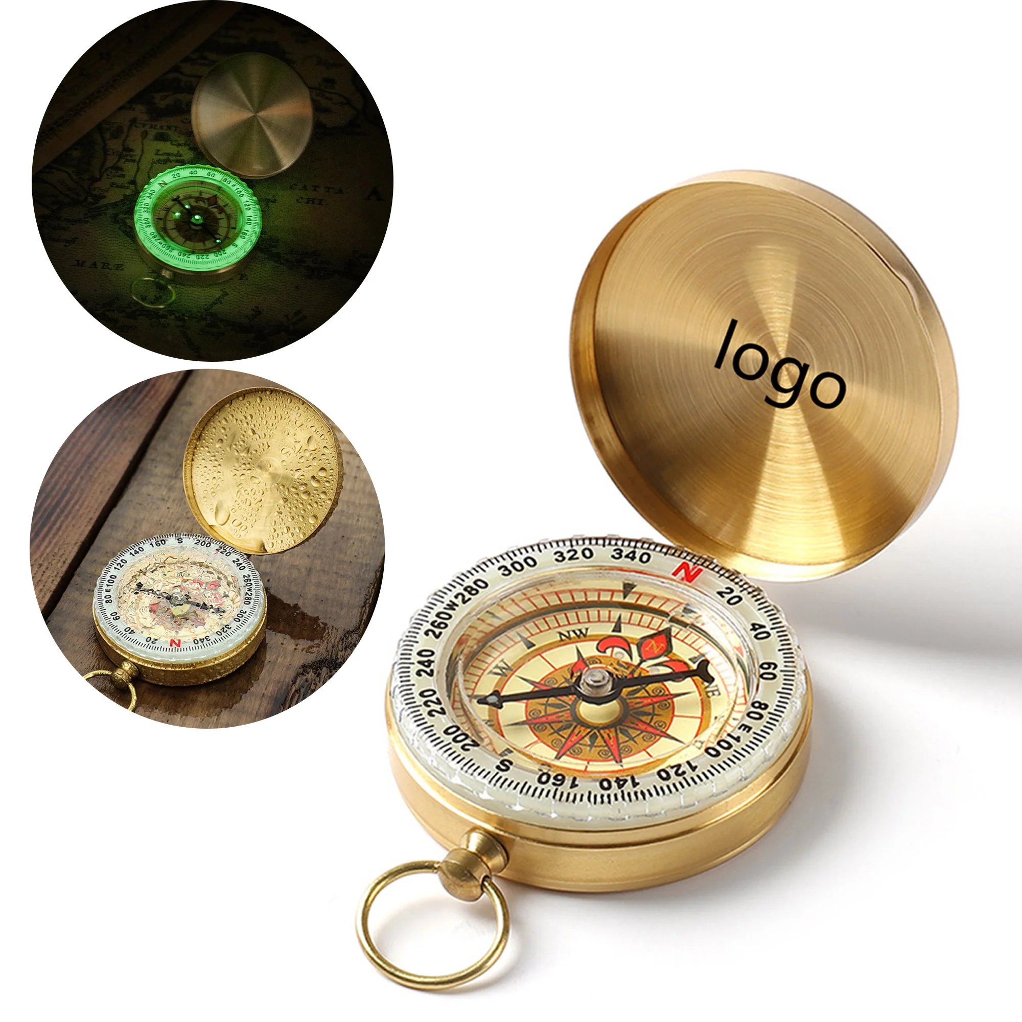 The Compass Has A Rigid Casing