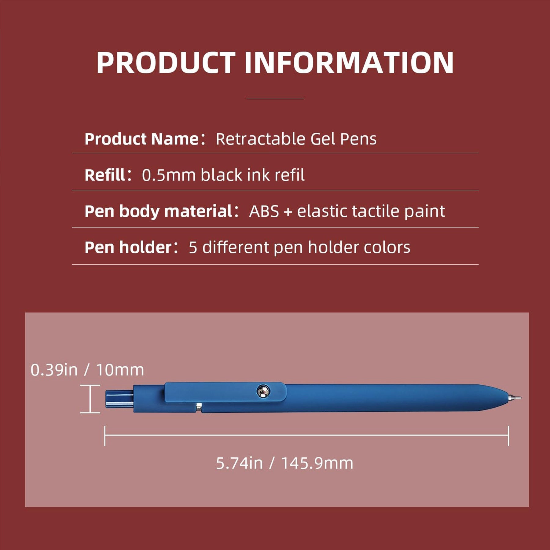 0.02 inch Fine Nib Smooth-Writing Pen