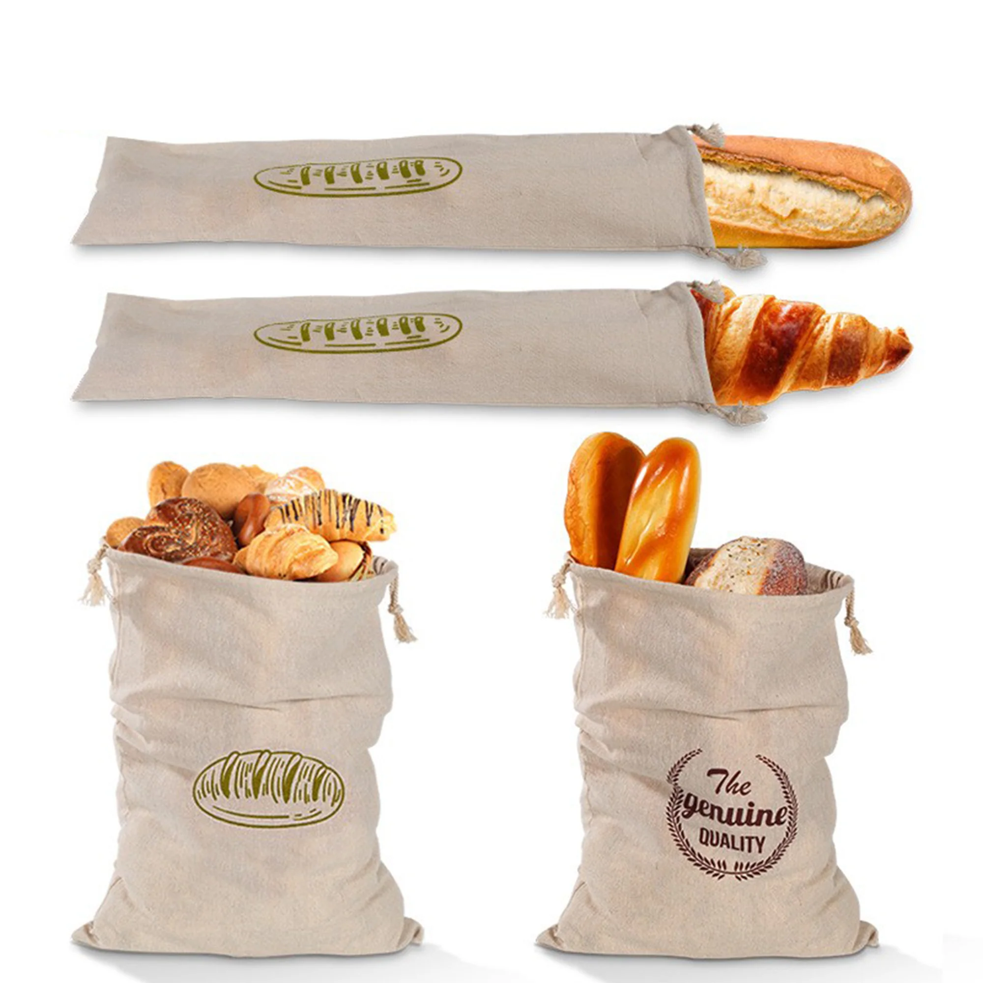 Linen Bread Bag
