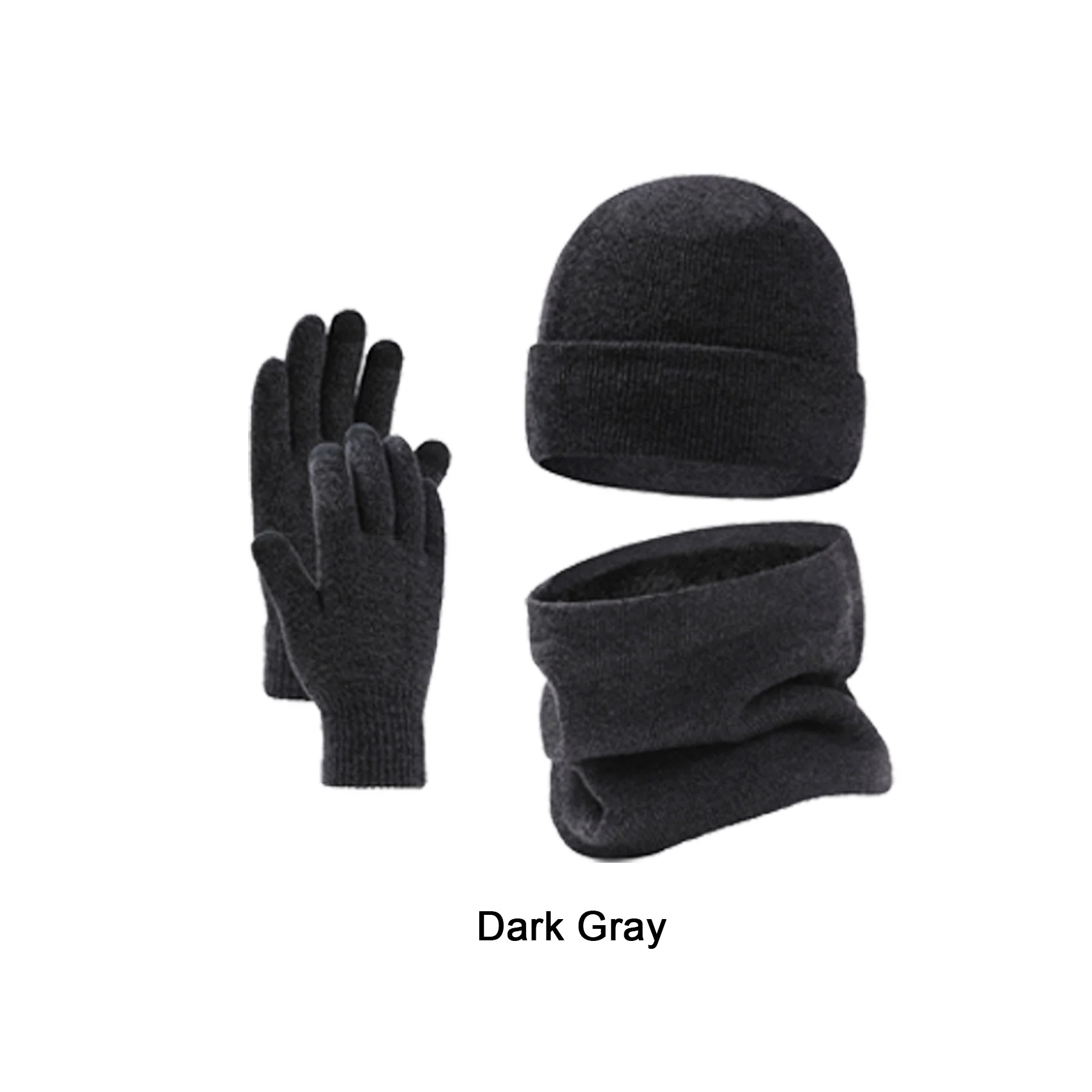 Winter Hat Scarf Gloves Set