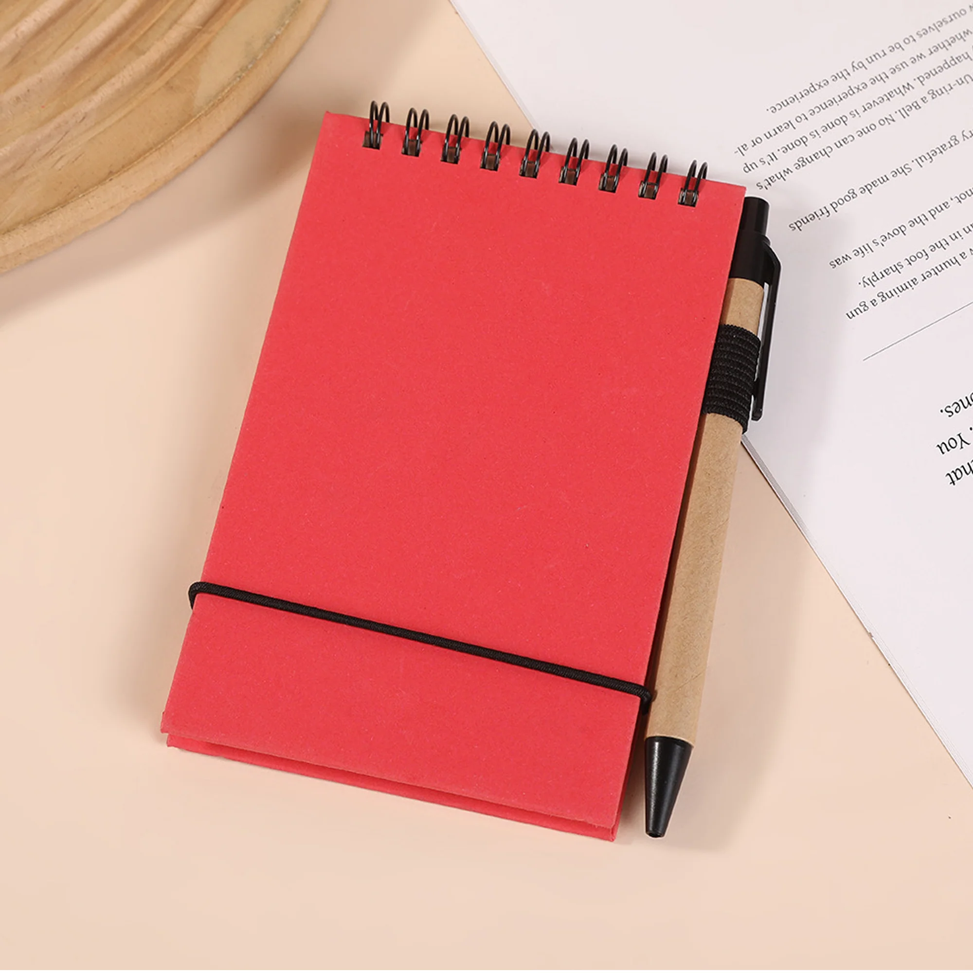 A6 Size Notebook With Pen And 50 Sheets Blank Paper