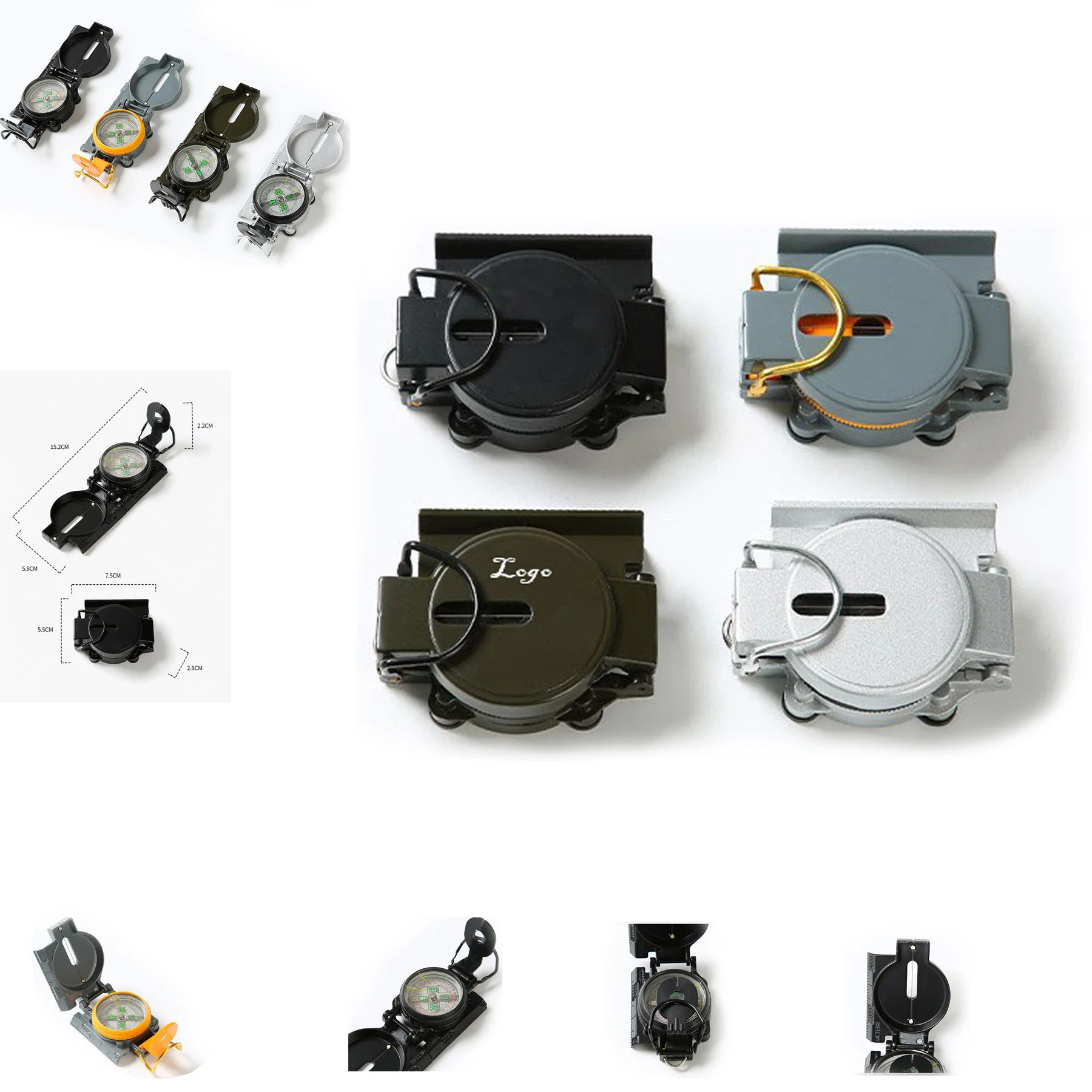 Multifunctional Outdoor Aluminium Alloy Compass
