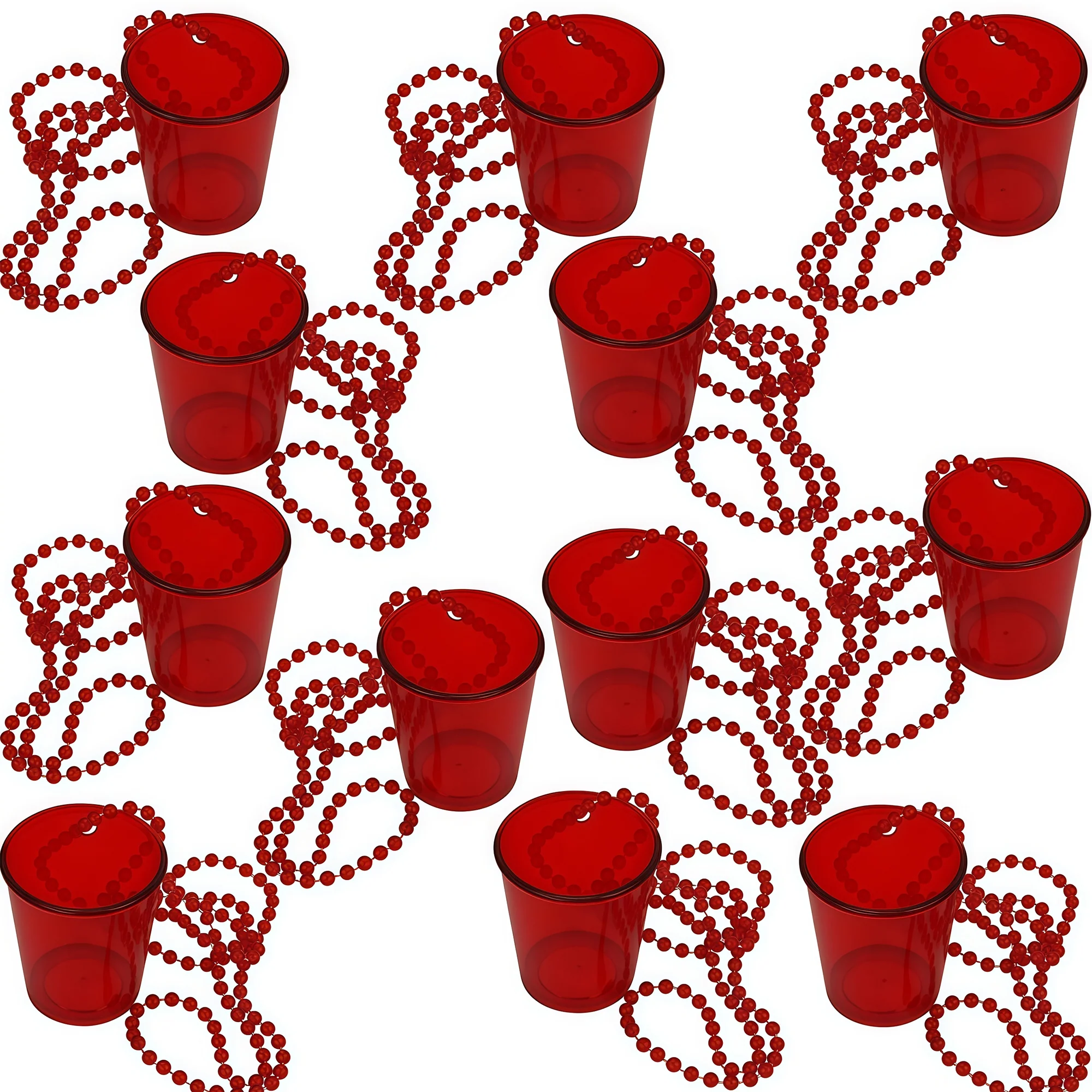 Shot Glass Bead Necklace