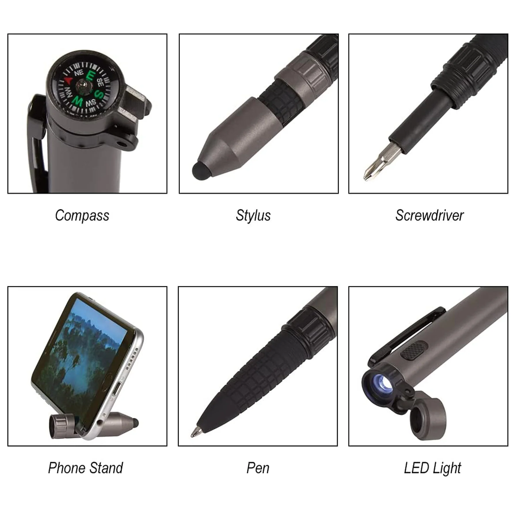 6-In-1 Multifunctional Stylus