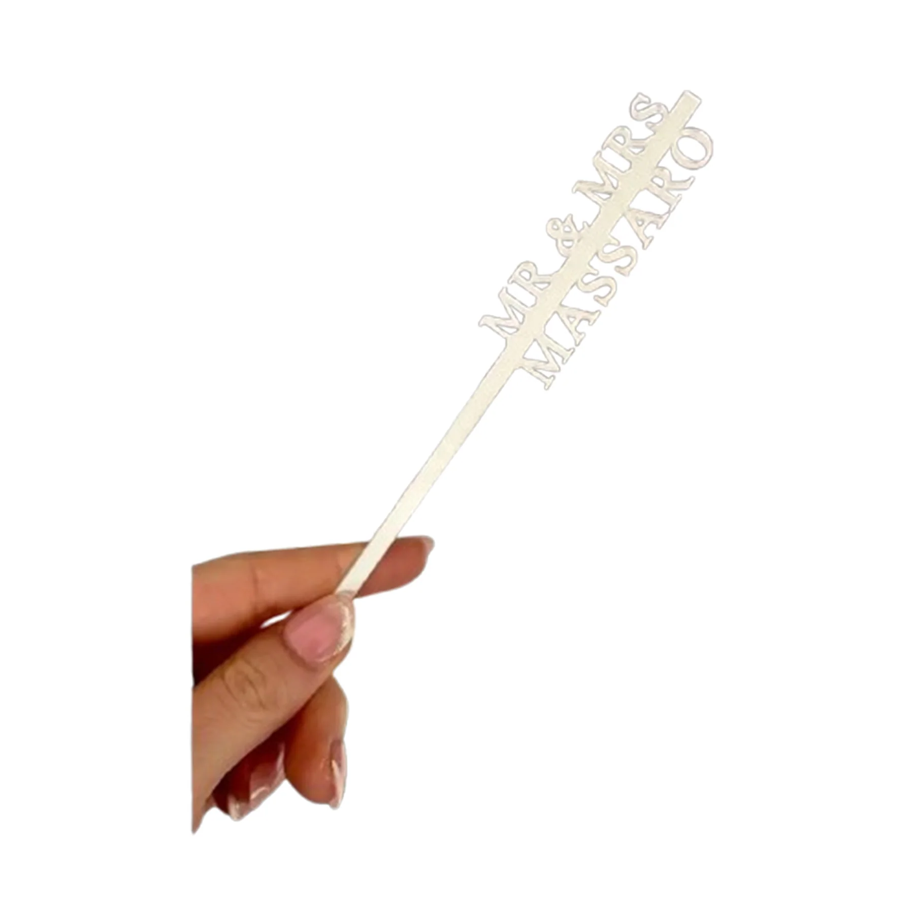 Personalized Acrylic Stirring Sticks