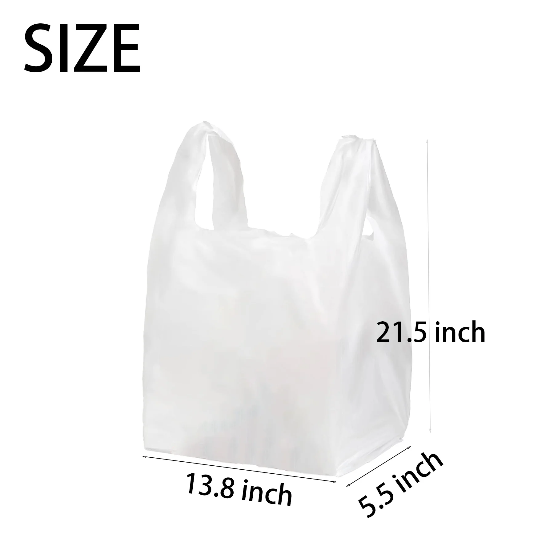 Economy T-Shirt Style Big Plastic Bag
