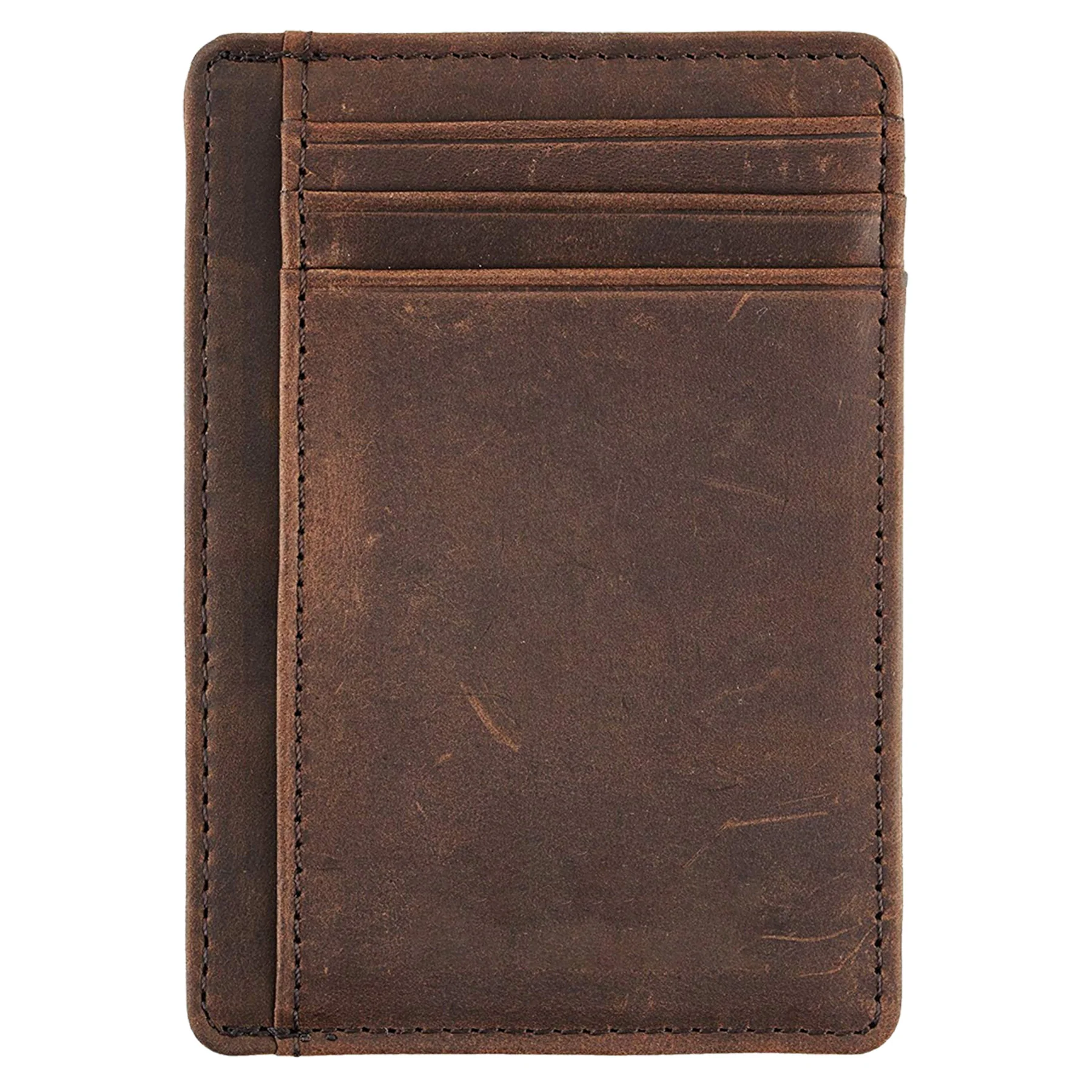 Leather Wallet RFID Blocking Card Holder