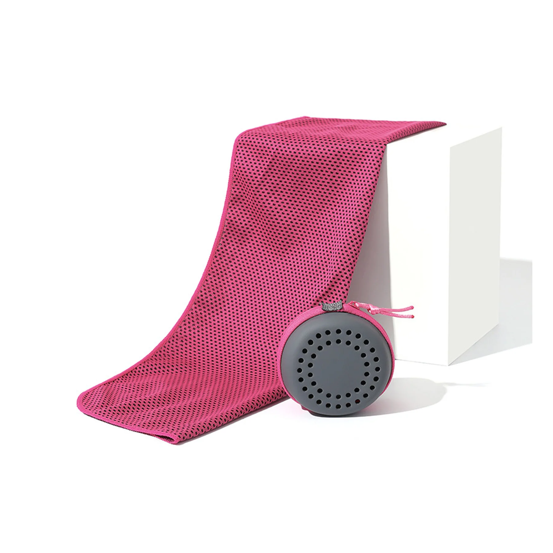 Cold Sensing Fitness Quick-Drying Towel With EVA Case