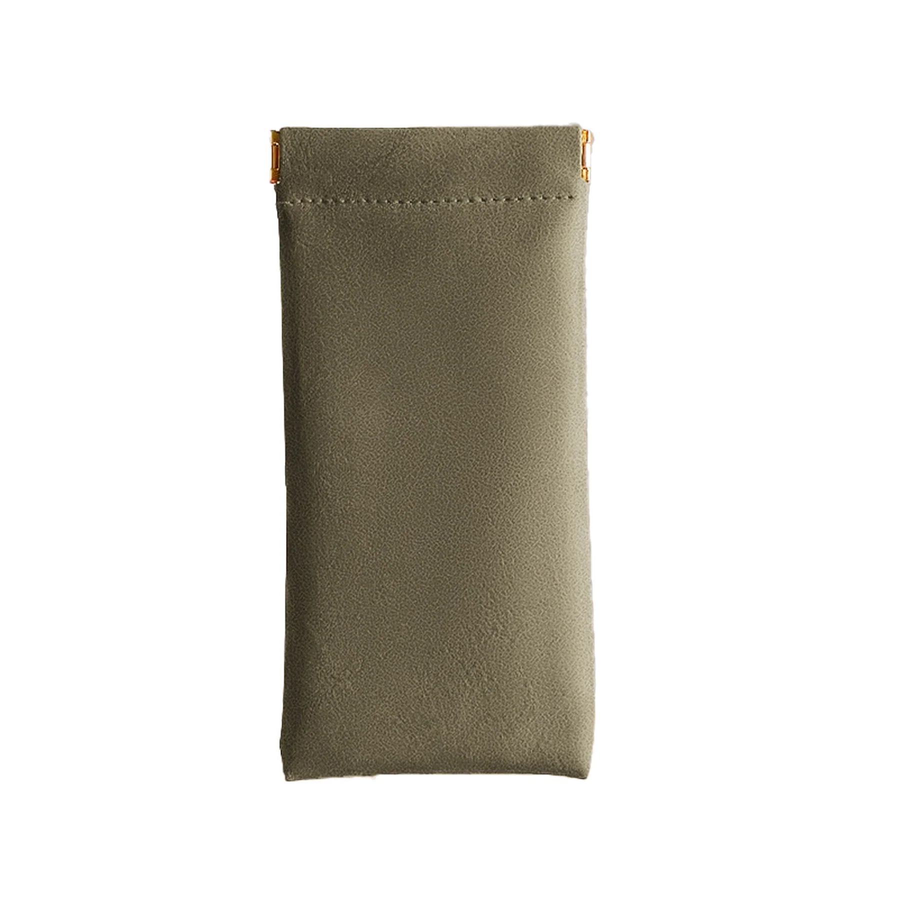 Portable Leather Sunglass Pouch
