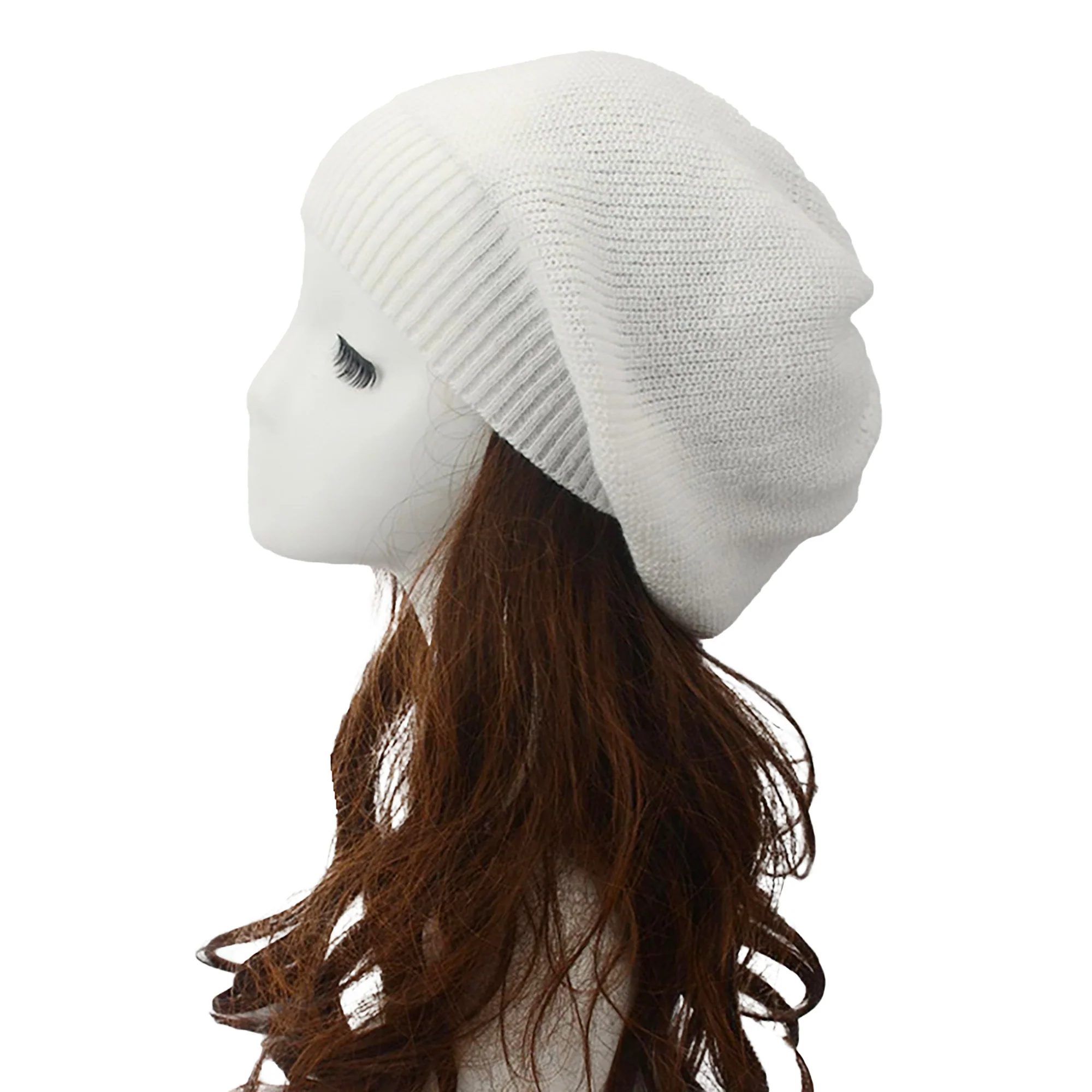Winter Solid Color Knitted Hat Woolen Hat
