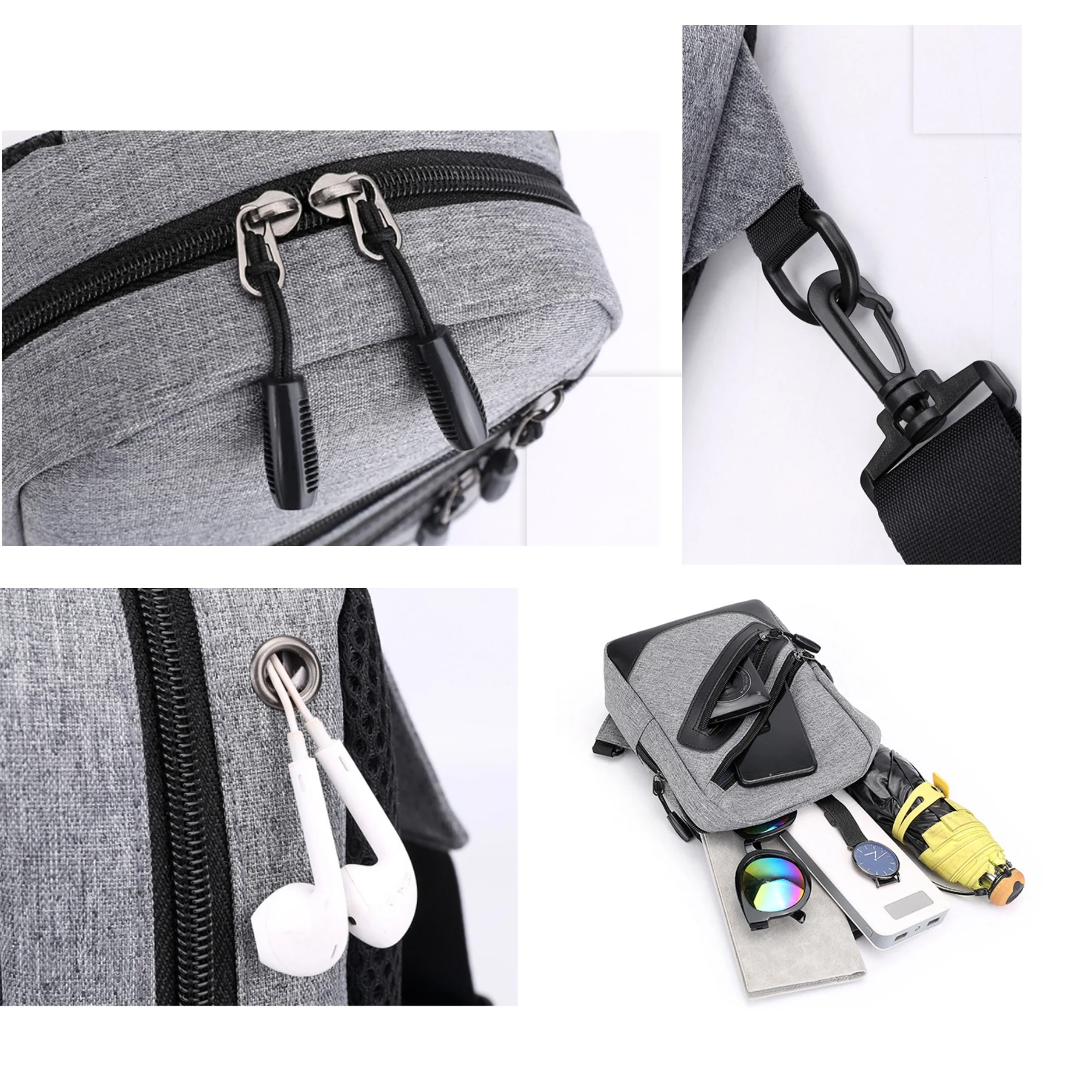 Casual Cross-Body Sports Bag