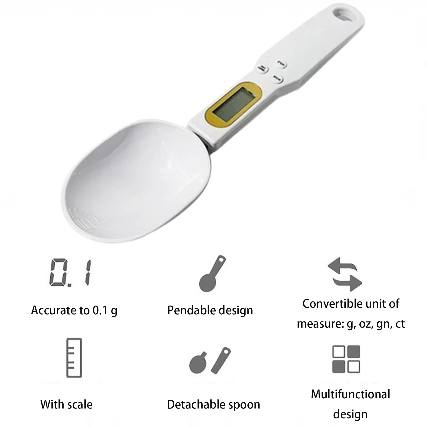 Kitchen Digital Measuring Spoons With Scale