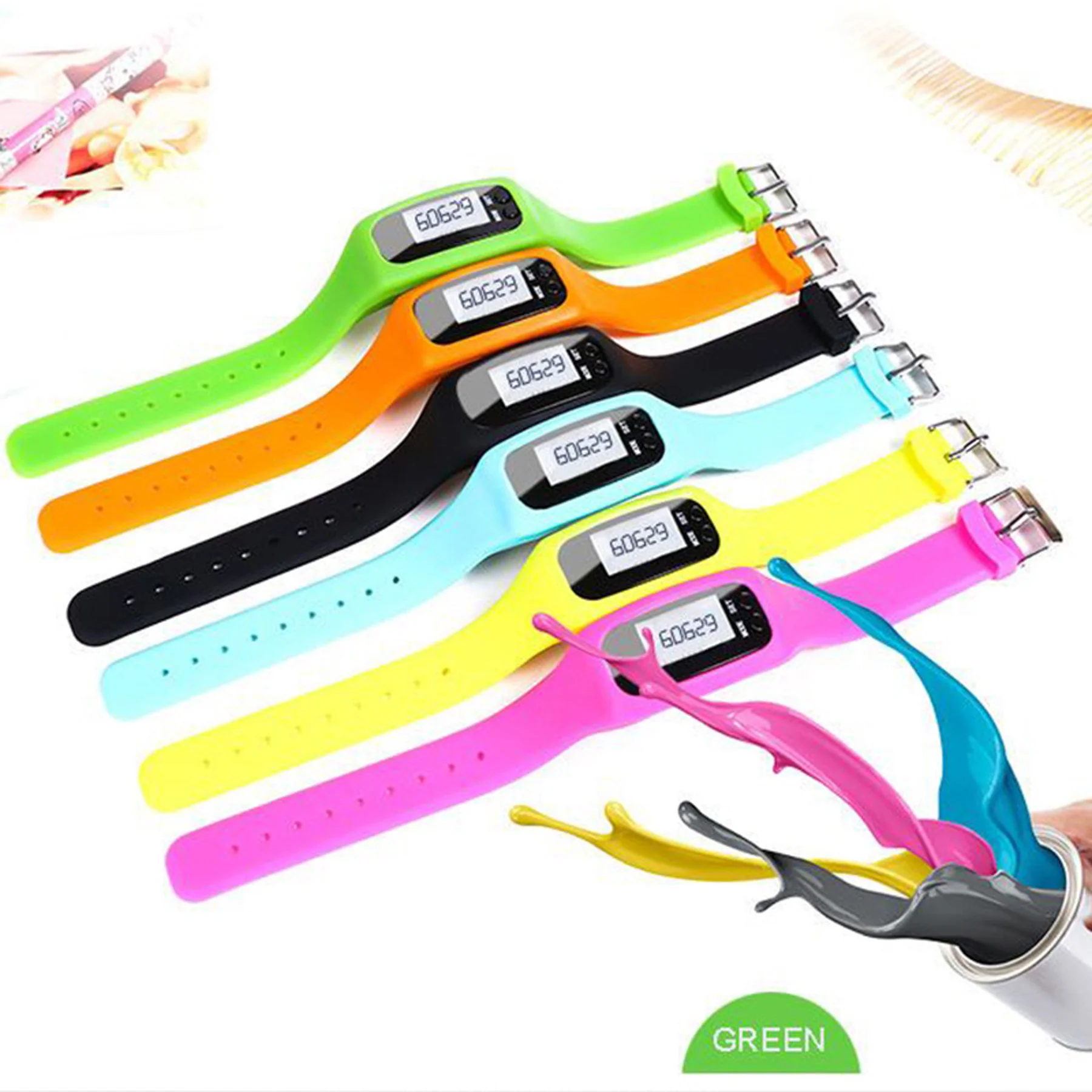 Kids Sports Pedometer Watch