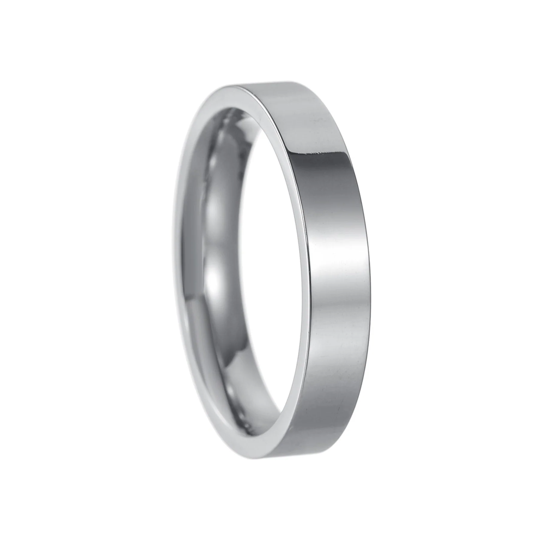 Sleek And Minimalist Stainless Steel Ring