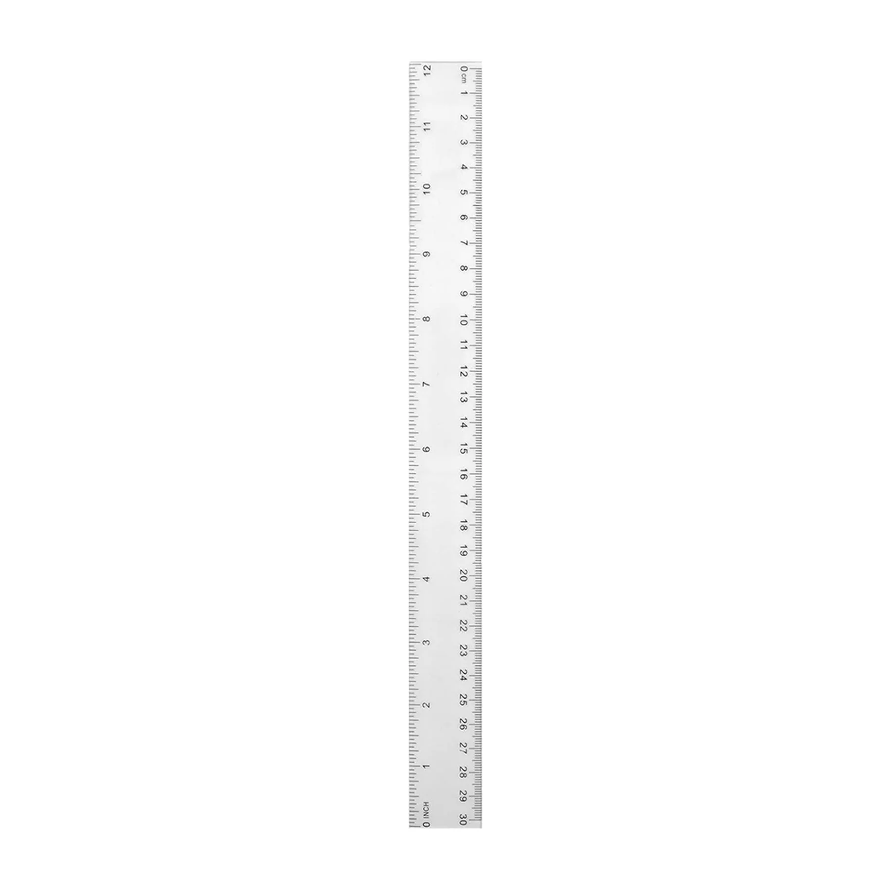 30cm Colored Transparent Plastic Ruler