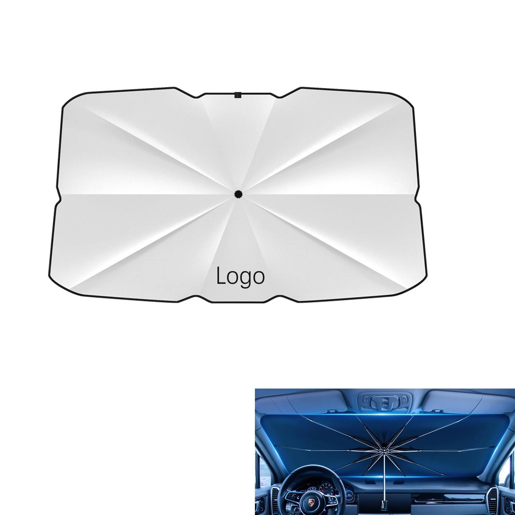 Foldable UV Car Windshield Sunshade