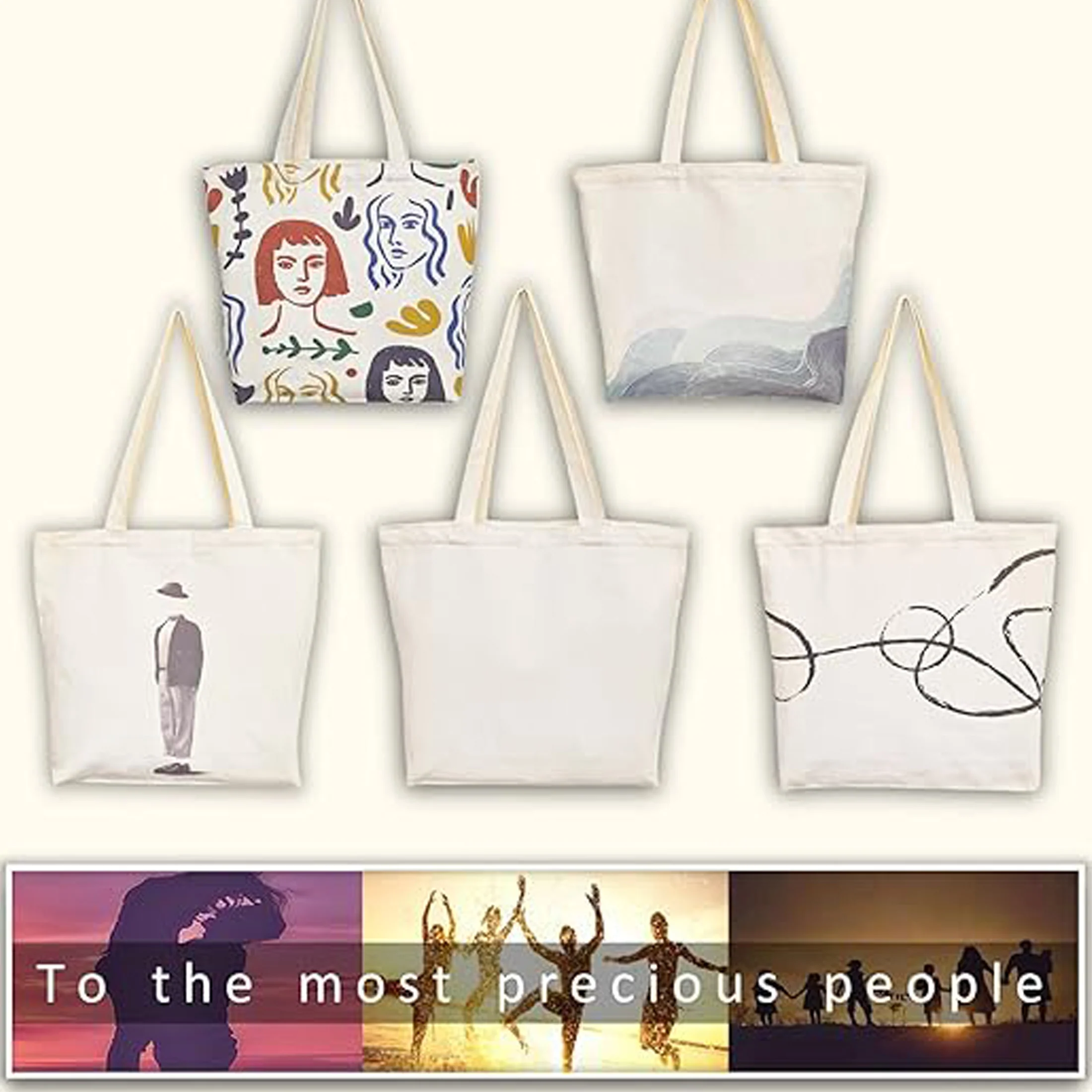 Color Cotton Tote Bags