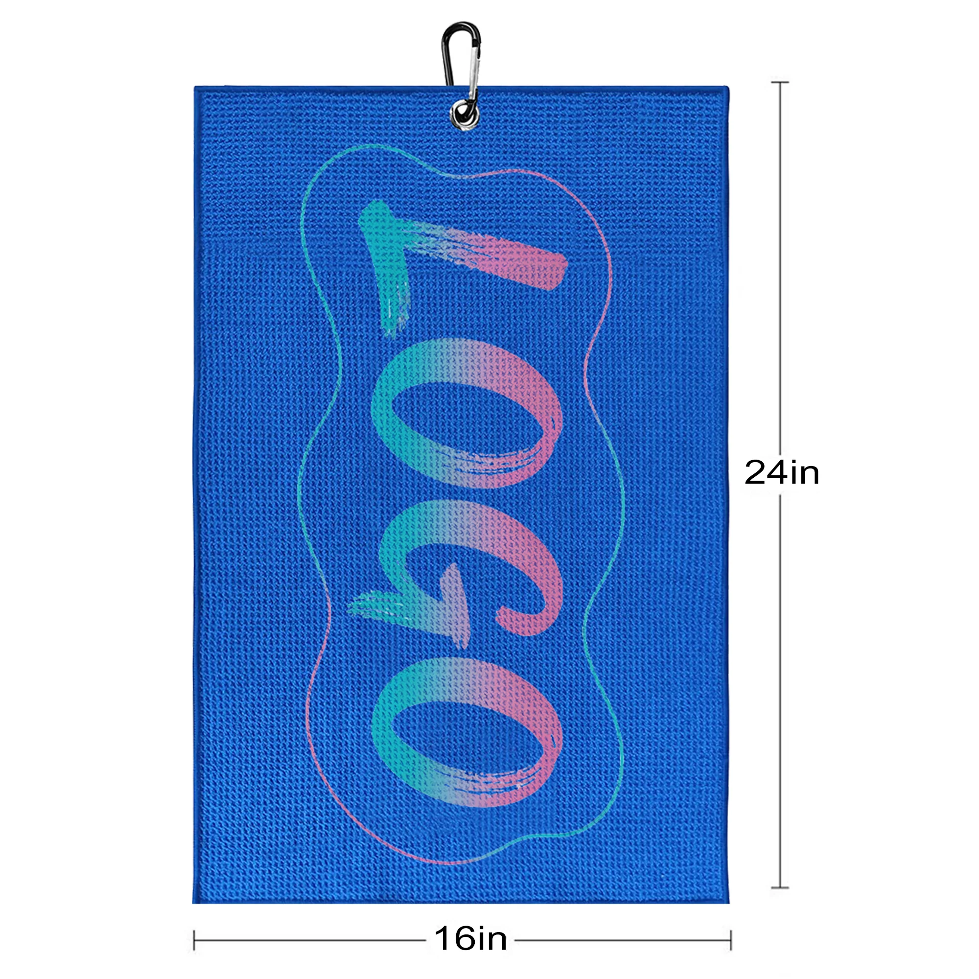 Microfiber Waffle Weave Golf Towel