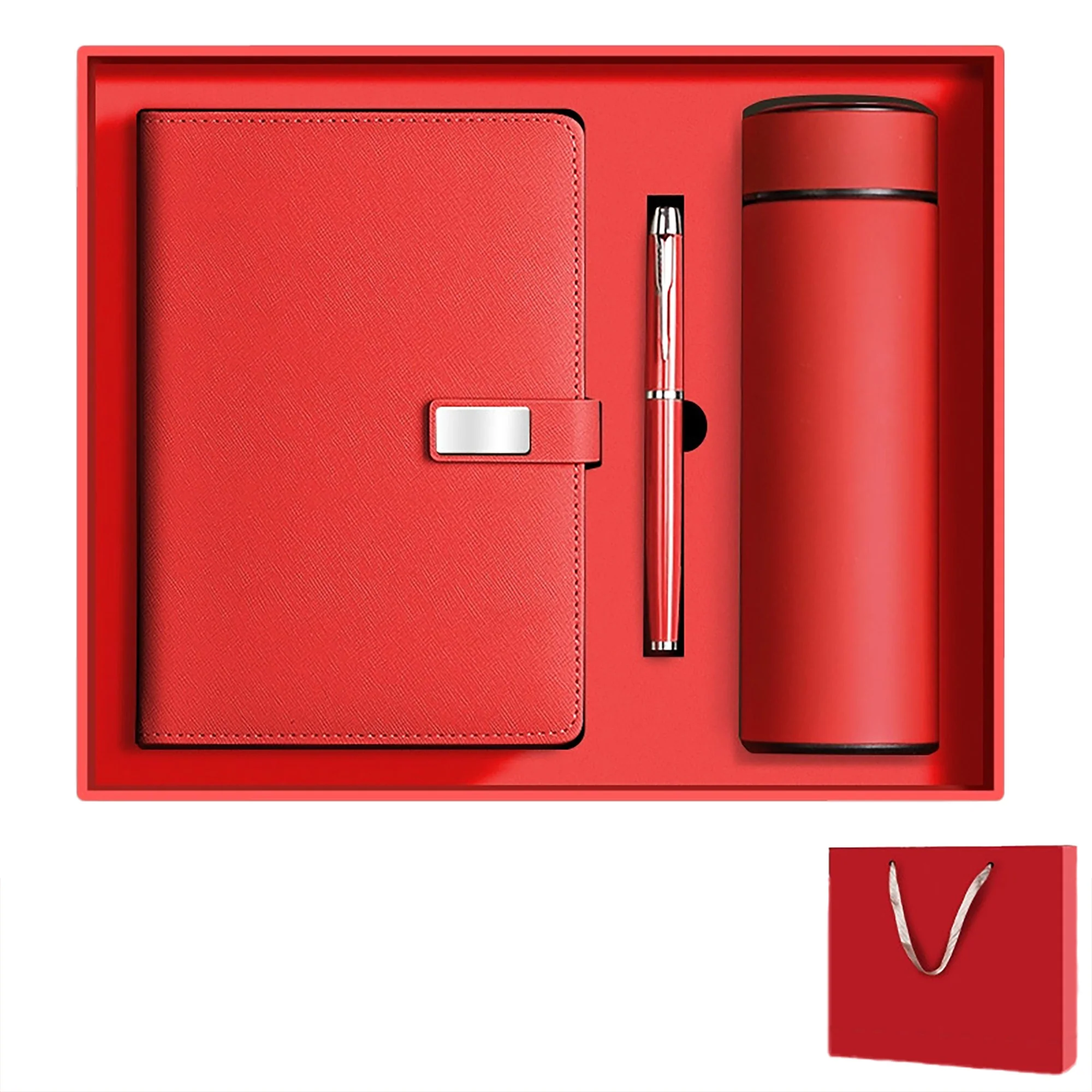 Fashion Thermos Cup Notebook Gift Box Set