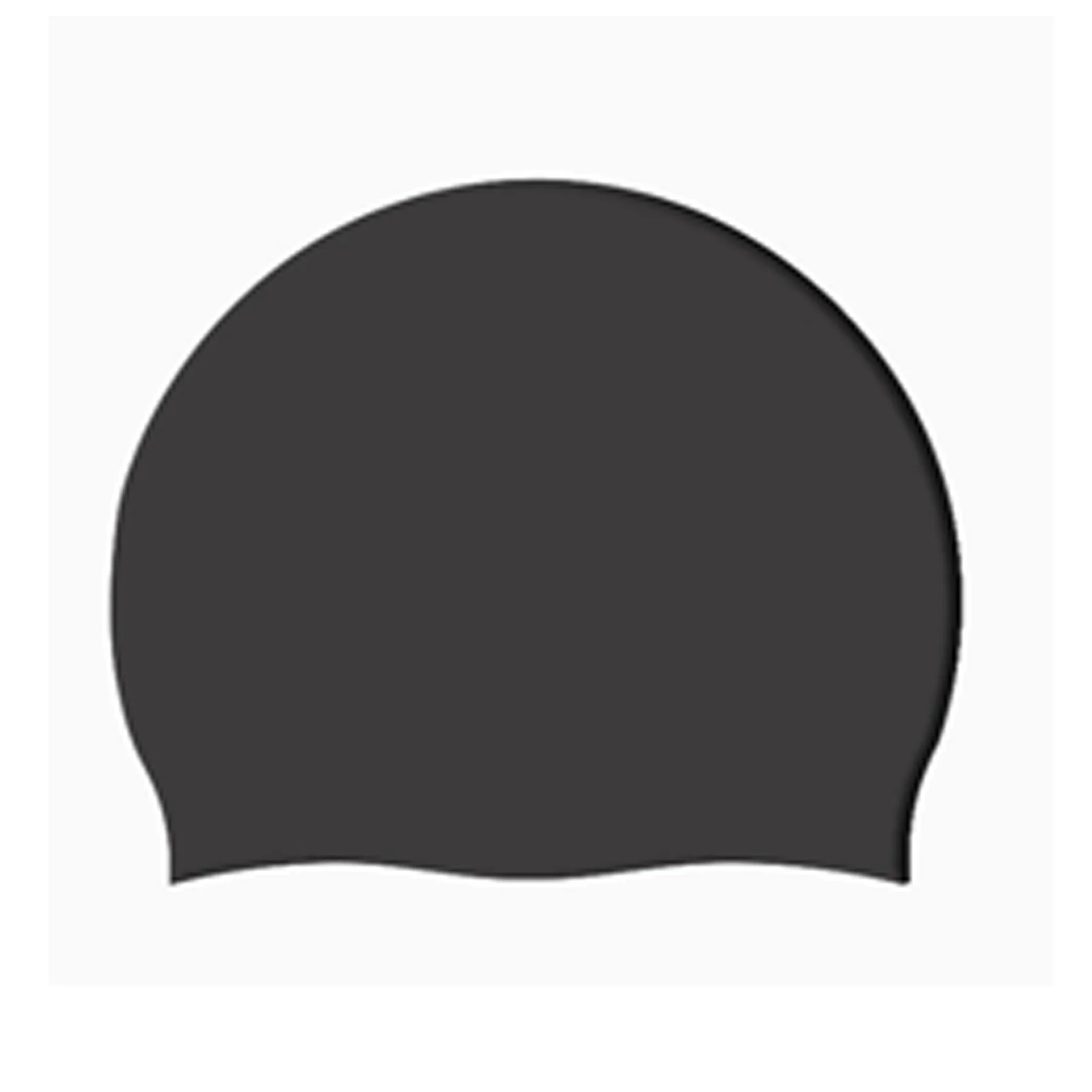 Solid Color Silicone Swim Cap