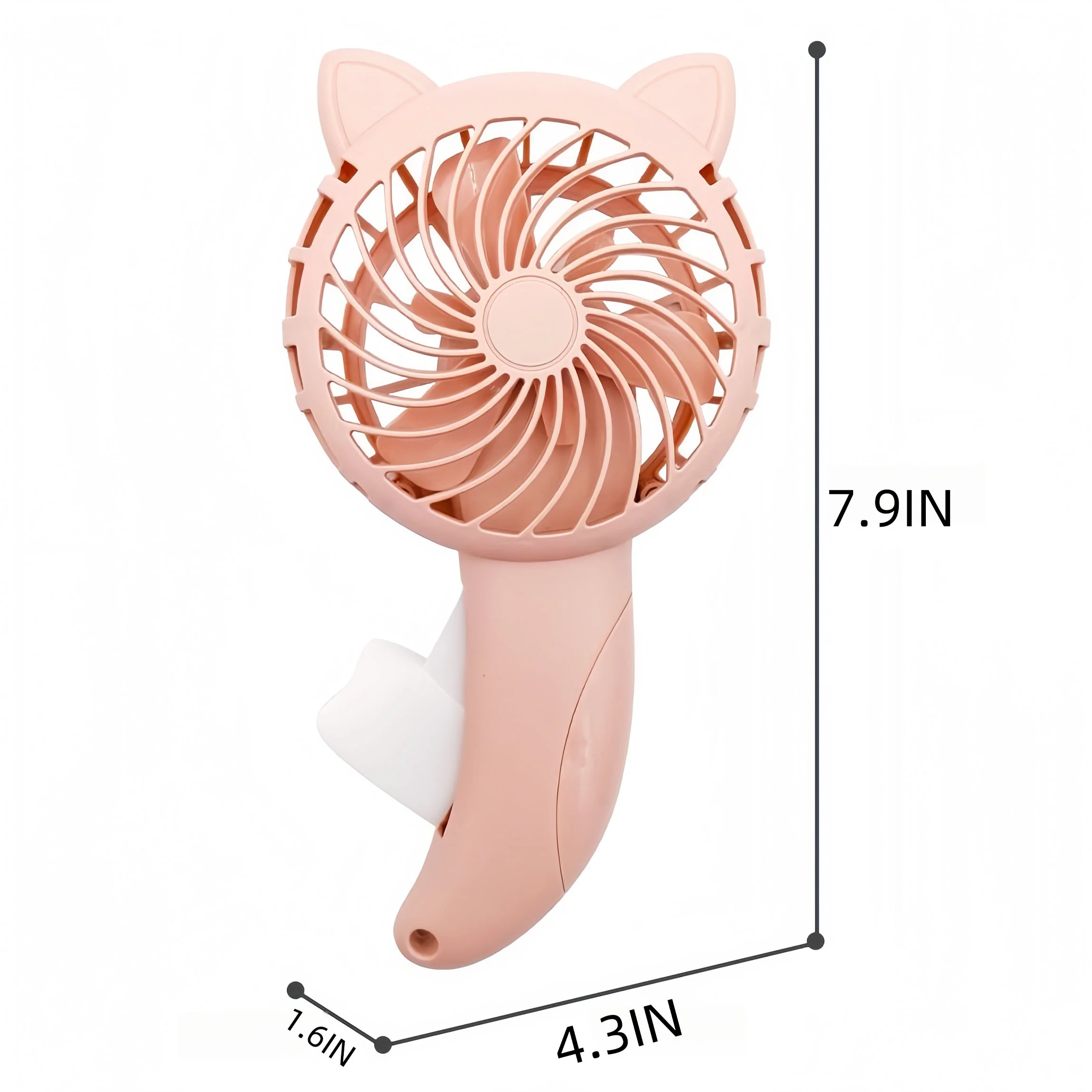 Cute Pp Material Handheld Small Fan
