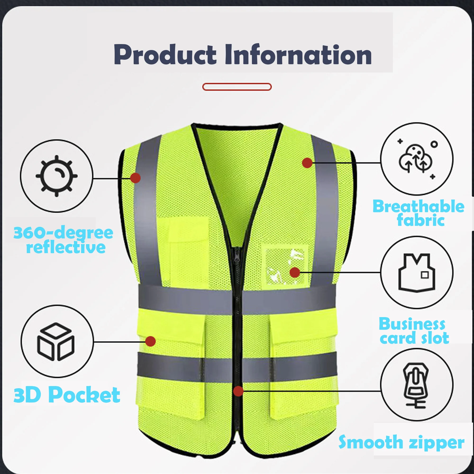Customizable Safety Reflective Vest