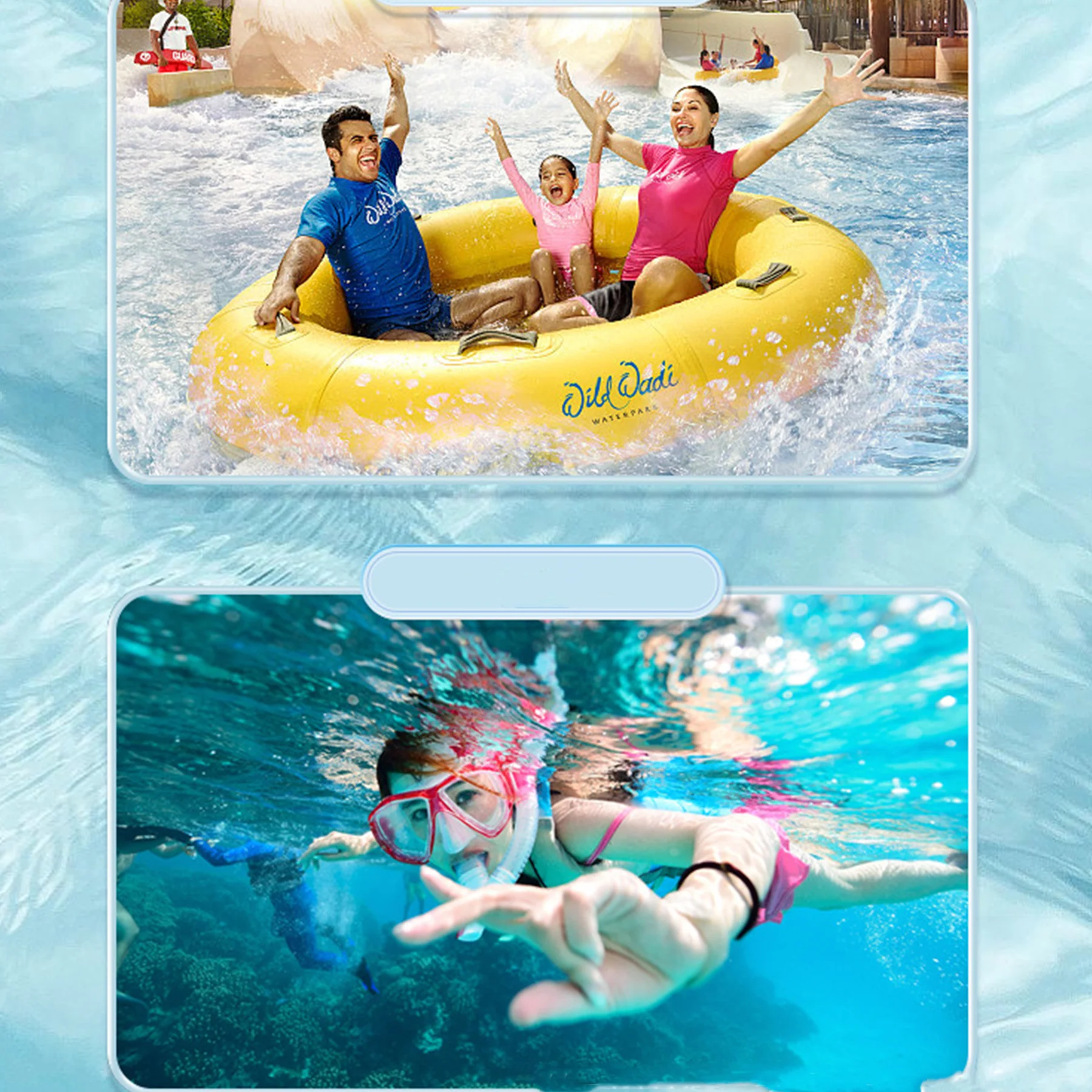 7.2 Inches TPU Touch Screen Waterproof Cell Phone Pouch