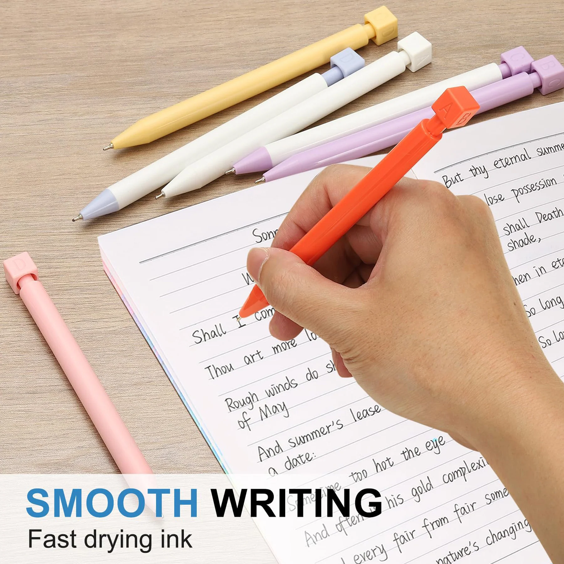 Fun ABCD Choice Pen - Stress Relief