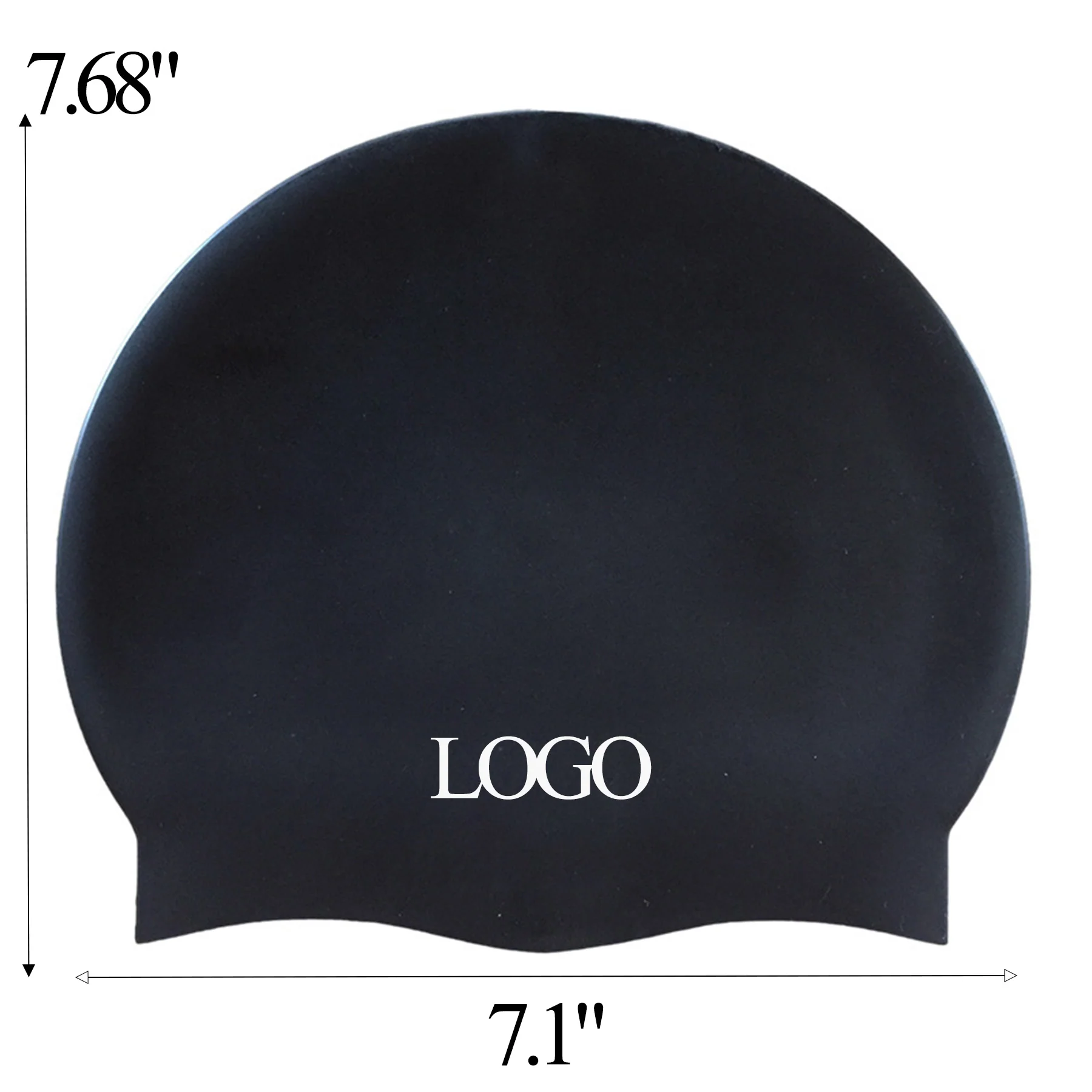 Adults' Large Solid-colored Swim Cap