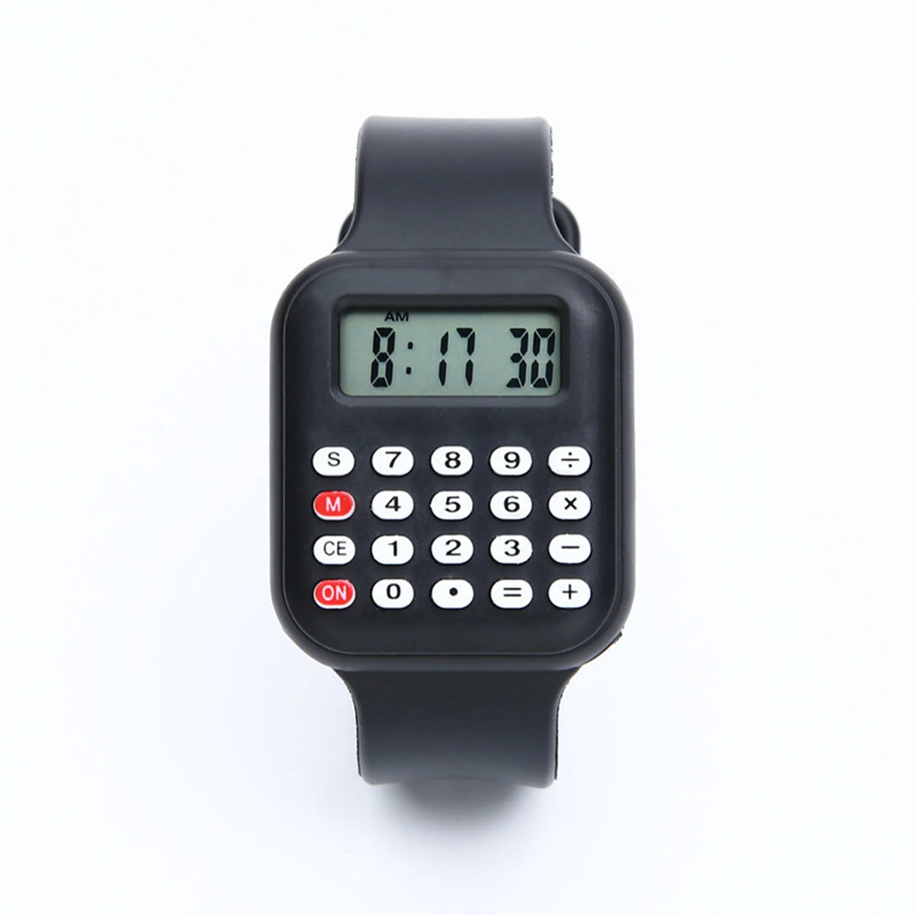 2 In 1 Portable Calculator Watch Unisex Digital Wristwatch