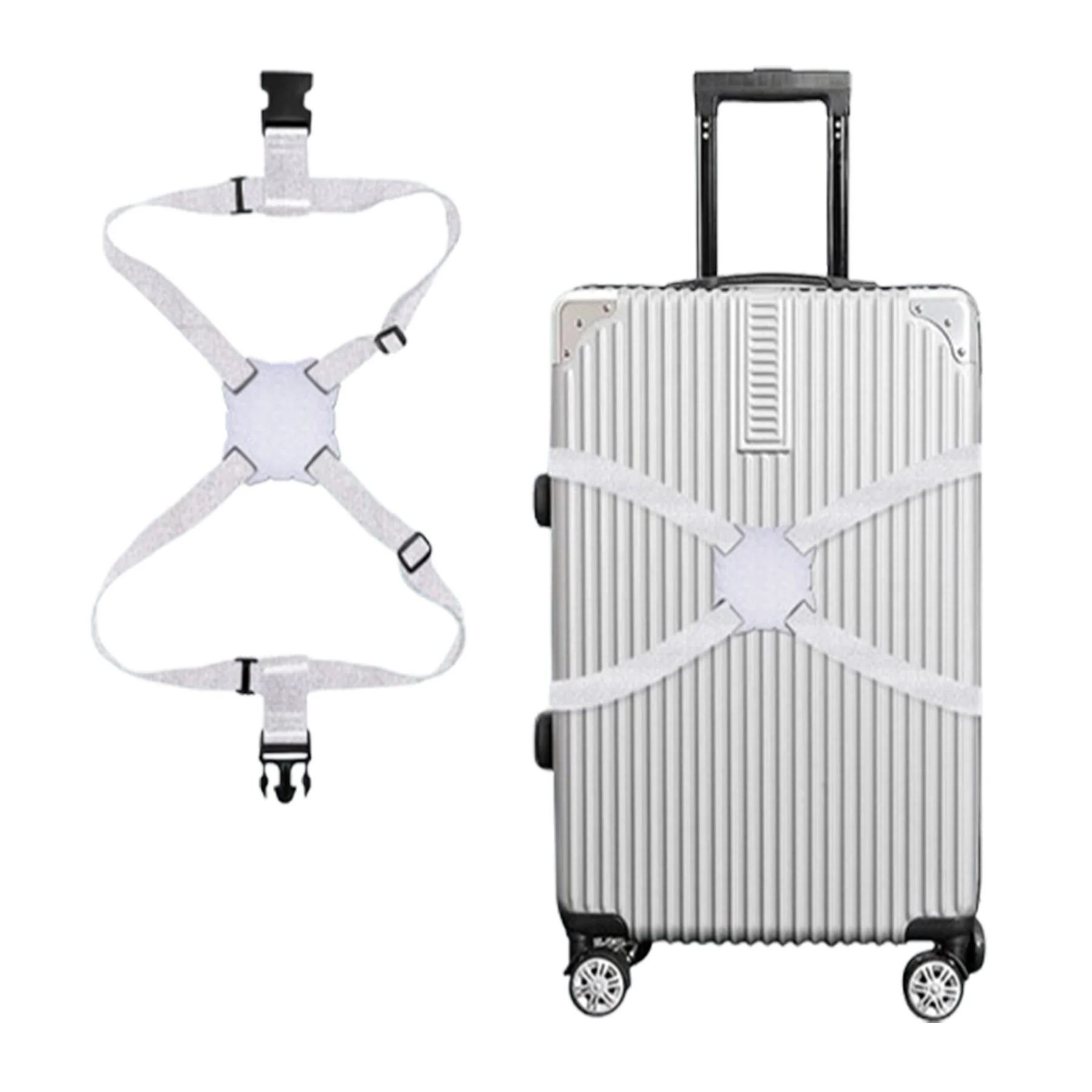 High Elastic Suitcase Adjustable Belt Luggage Strap & Buckle