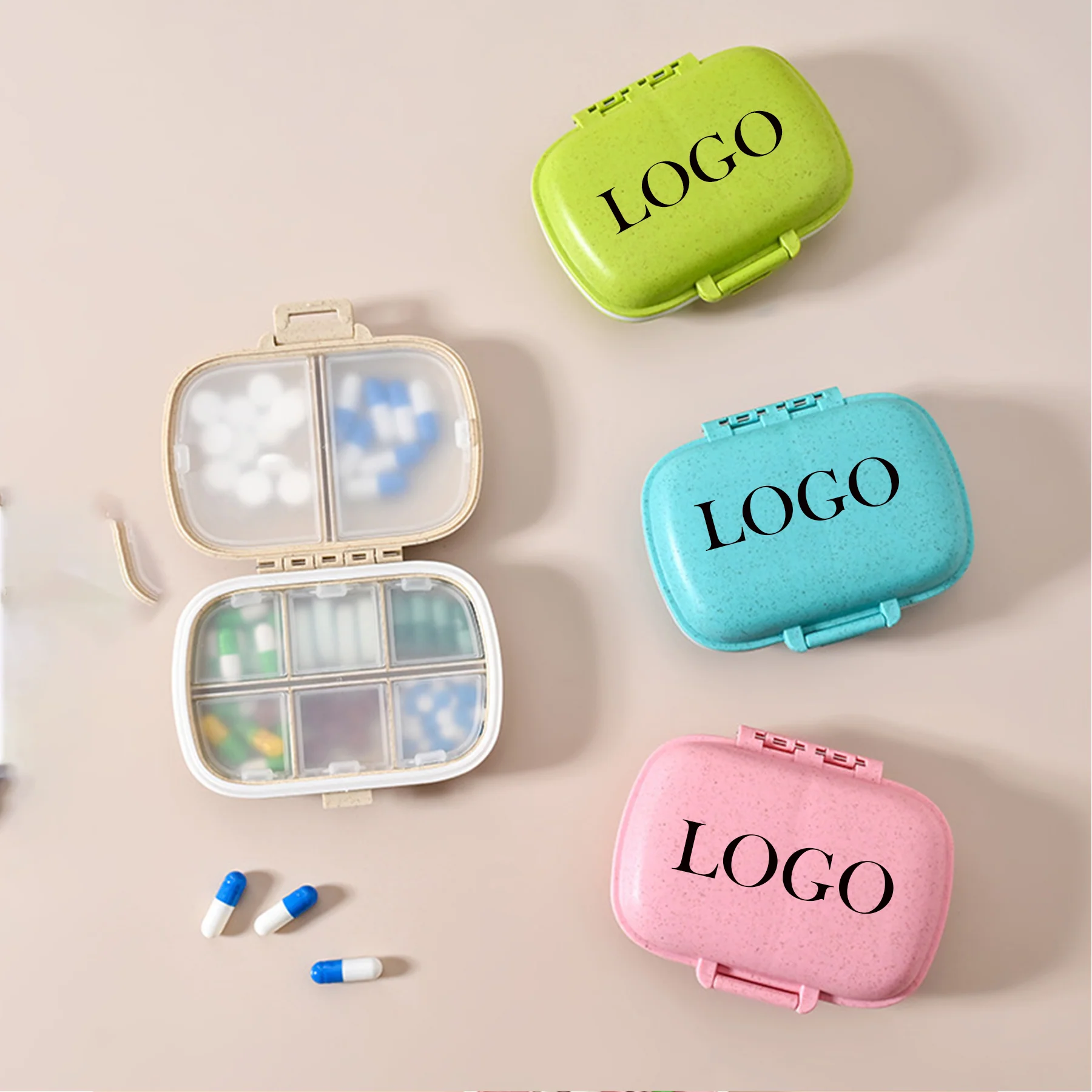 Portable Pill Case For Travel With Medication