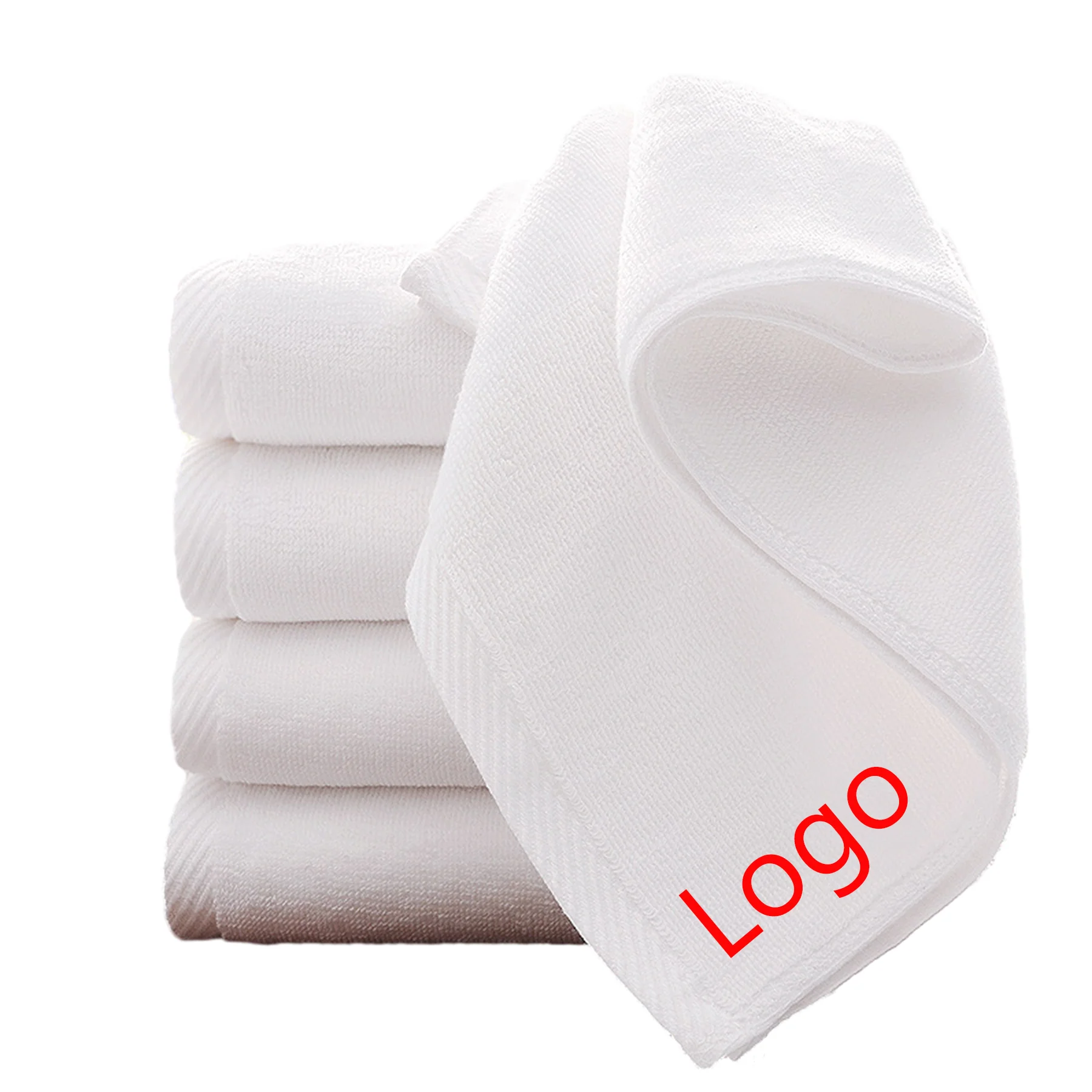 30 x 14 Inch Household Hotel Durable White Large Face Towel