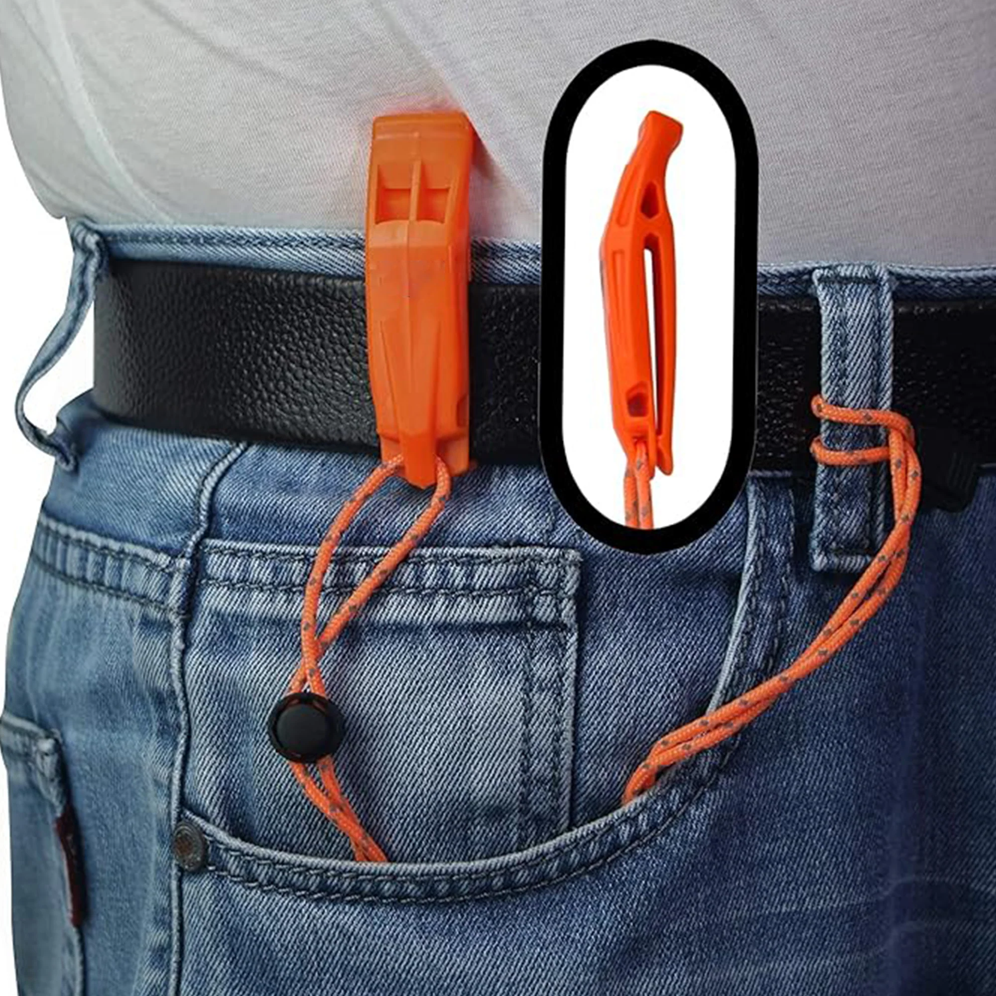Emergency Whistles with Lanyard