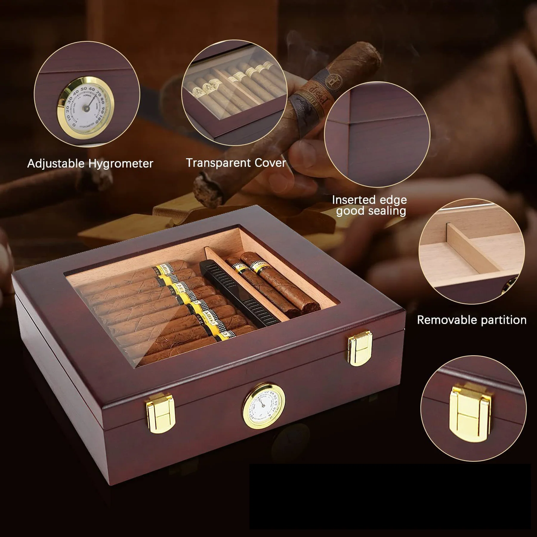 Cigar Storage Travel Humidor