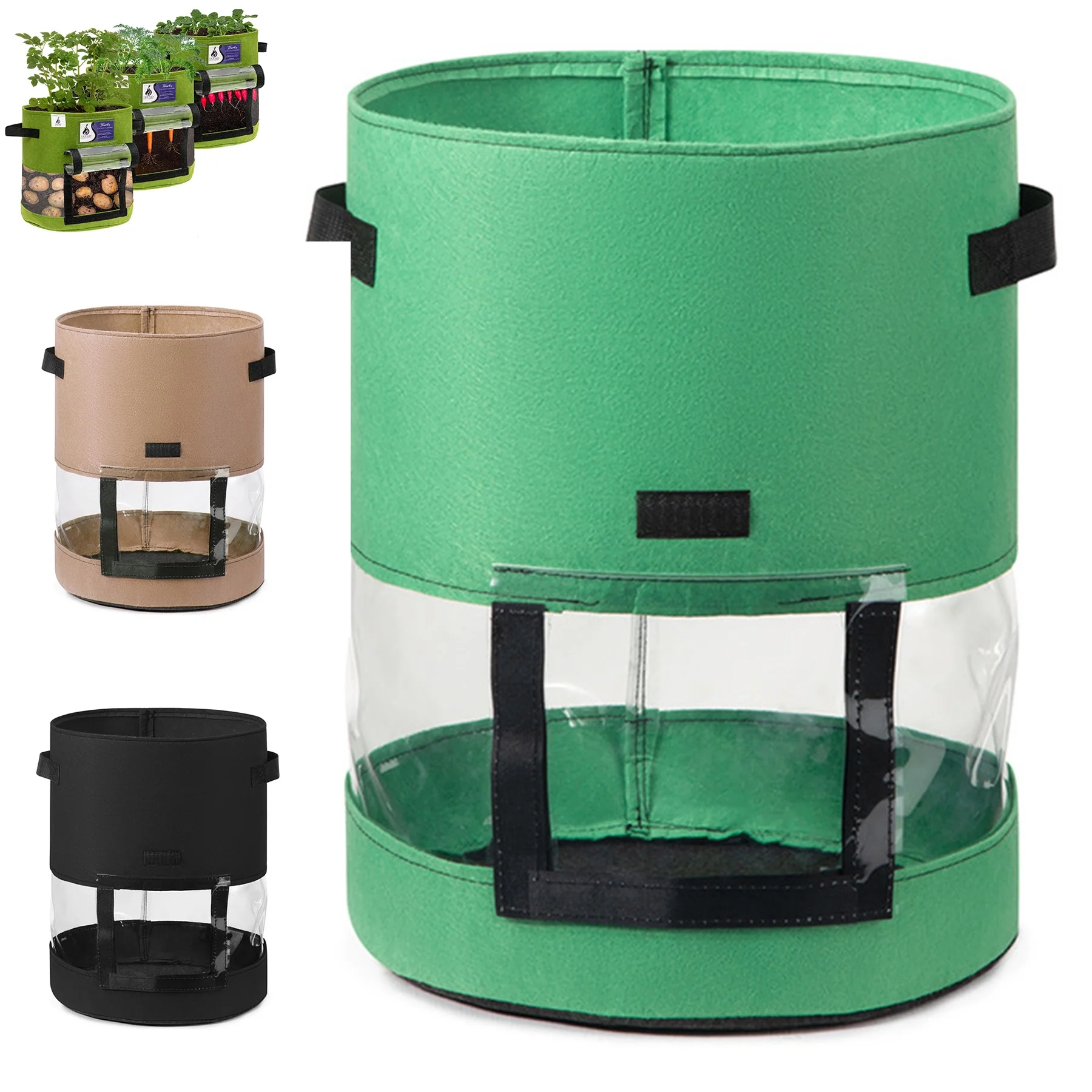 Large 10 Gallon Vegetable Grow Bags