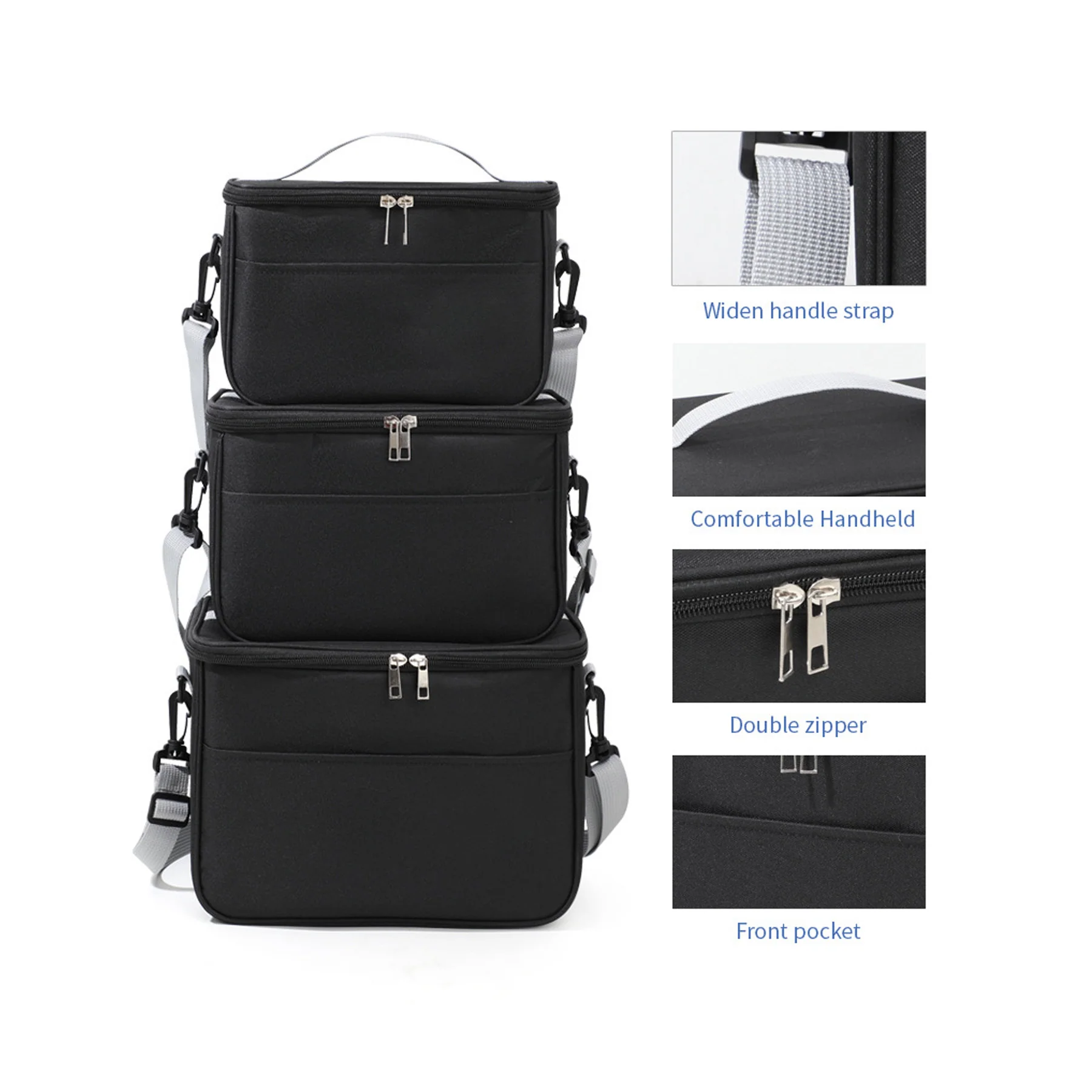 Aluminum Foil Thickened Large Capacity Insulated Lunch Bag