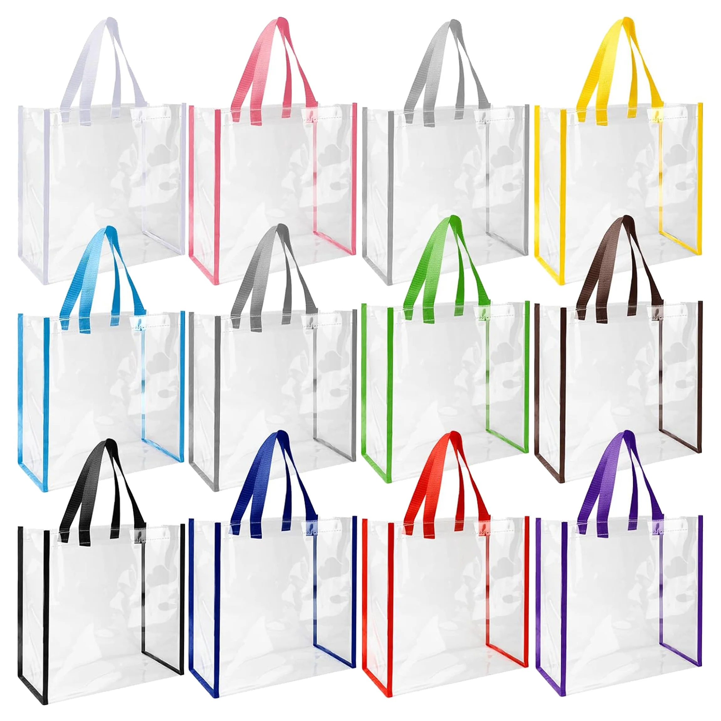 Clear Pvc Stadium Tote Bag