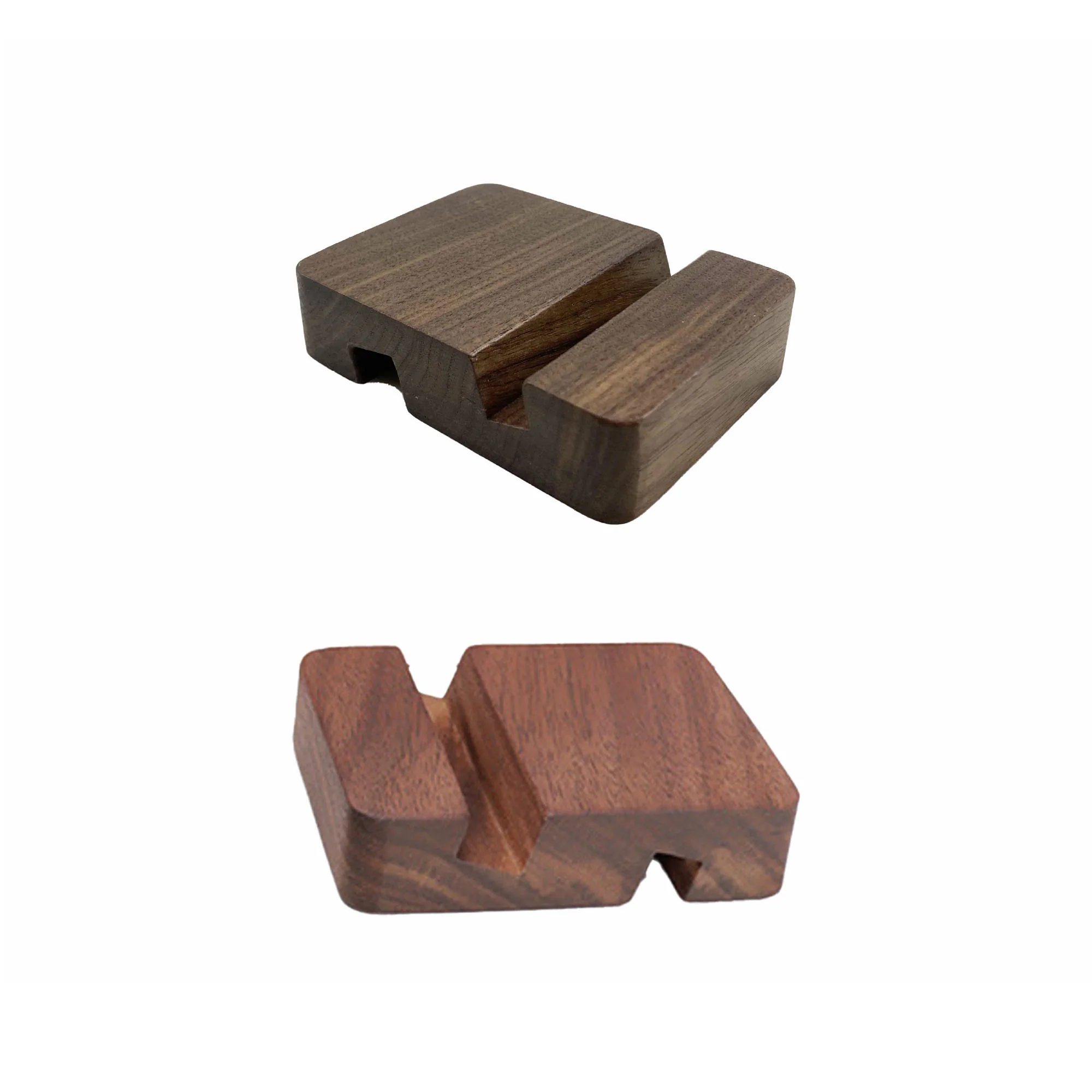 Rosewood/Black Walnut Wood Phone Stand