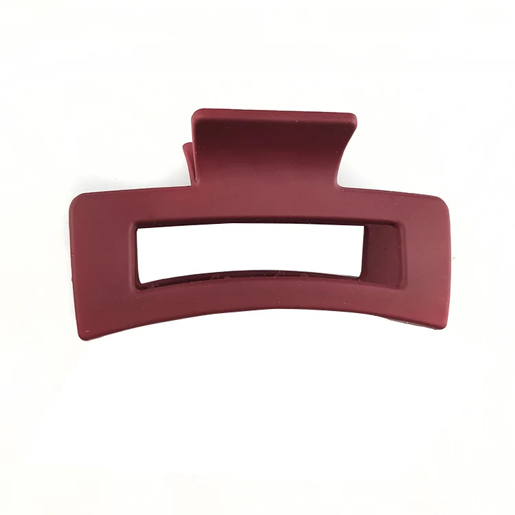 Matte Square Hair Claw Clip