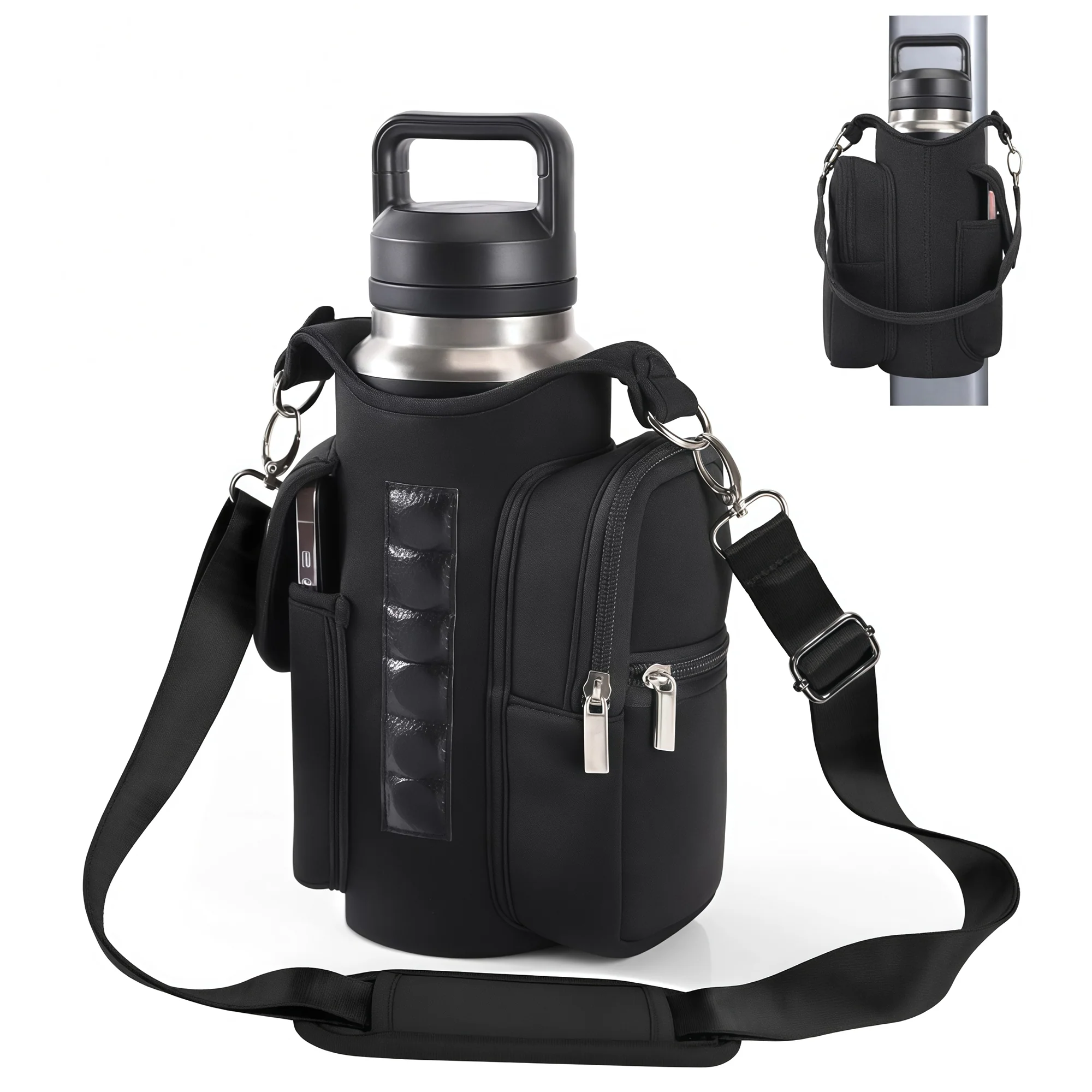 Magnetic Fitness Water Bottle Bag