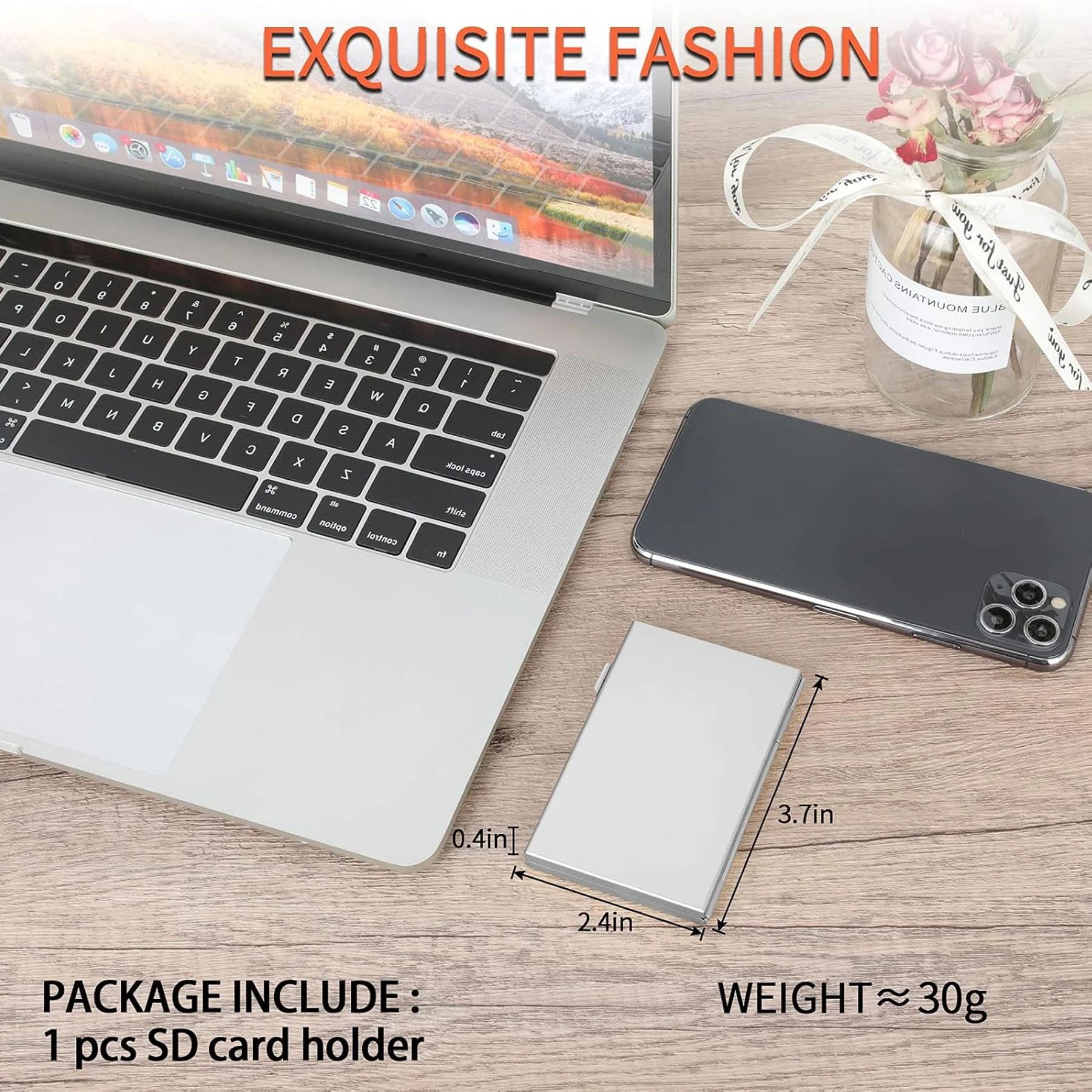 Aluminum SD Card Holder