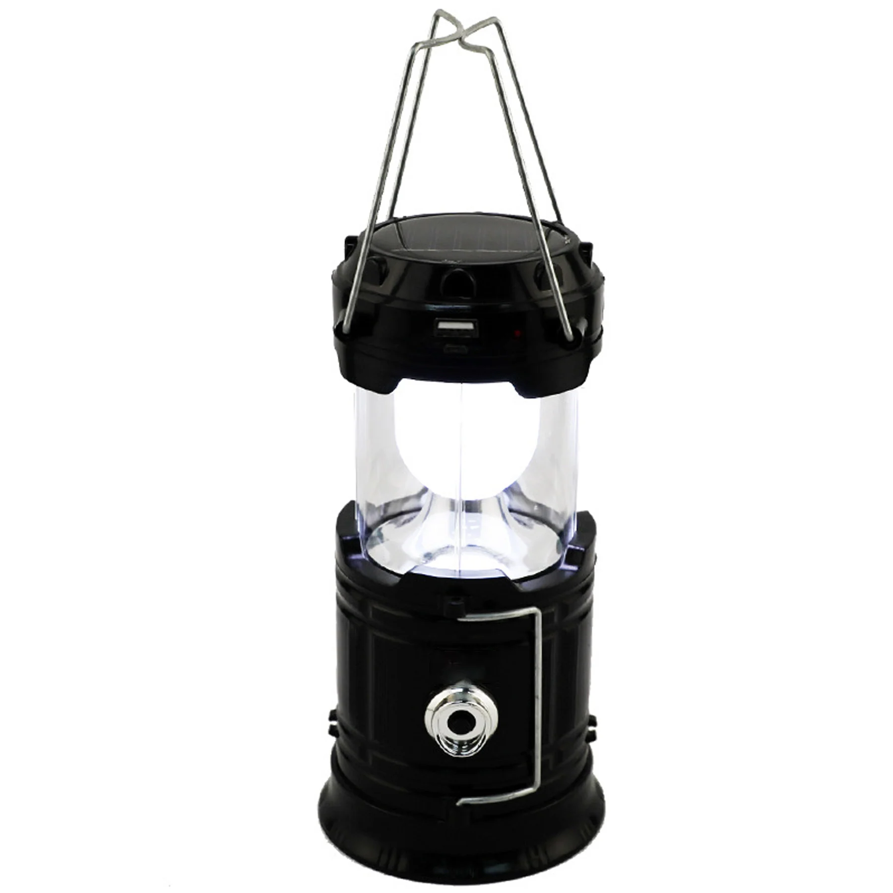 Rechargable Solar LED Camping Lantern with Charge Output