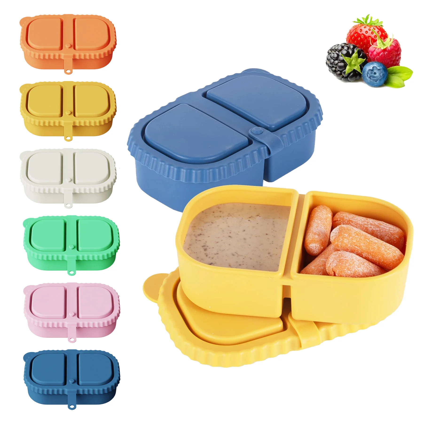 Silicone Snack Containers