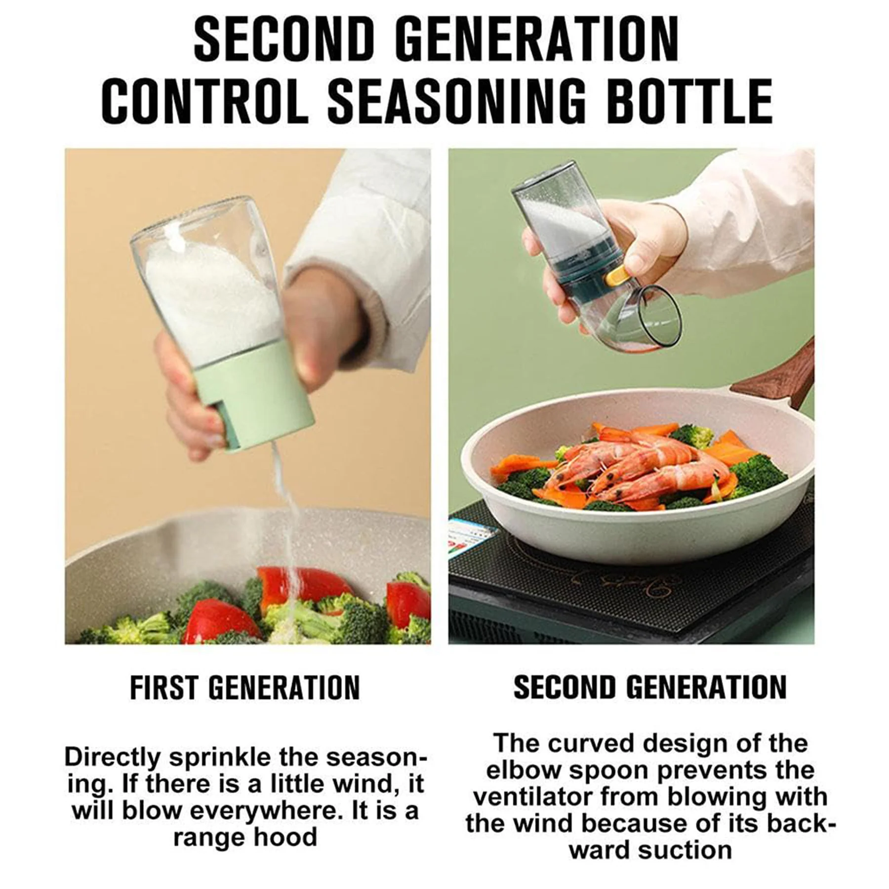 Seasoning Bottle Spice Jars Quantitative Spice Shaker