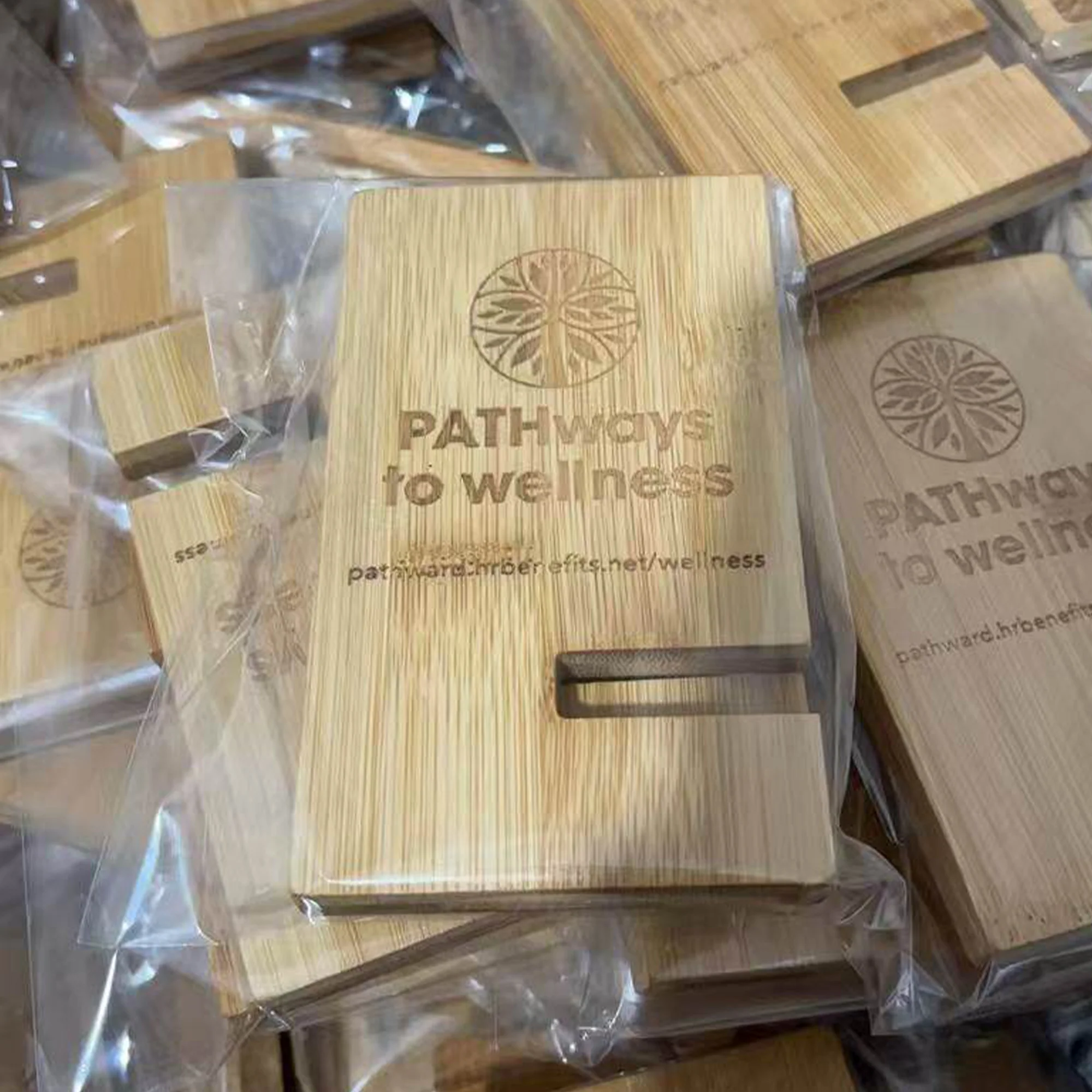 Bamboo Phone Stand Holder