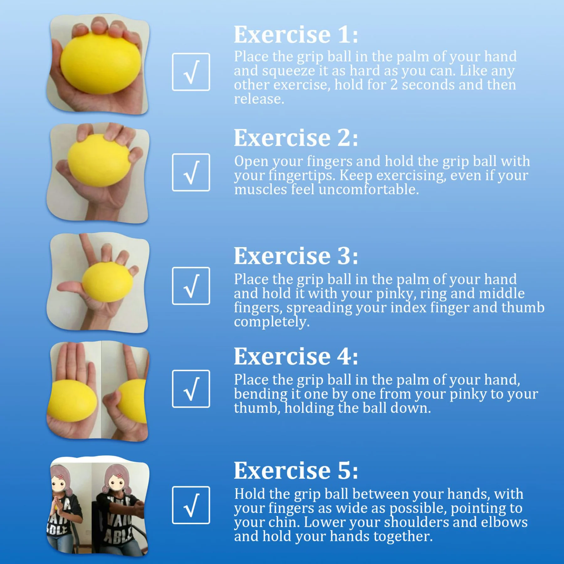 Grip Exercise Ball