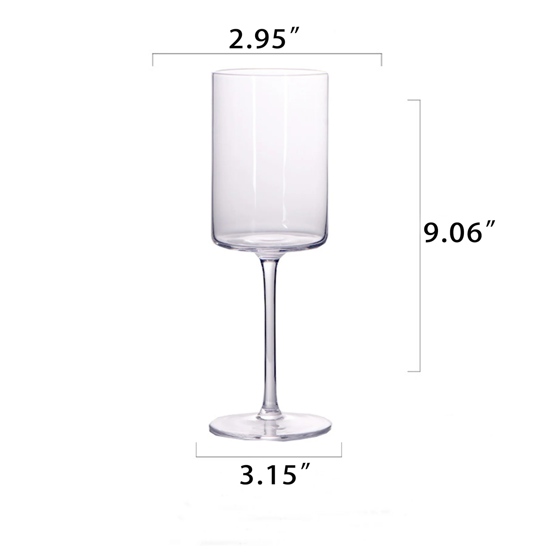 15 Oz Straight-Sided Goblet