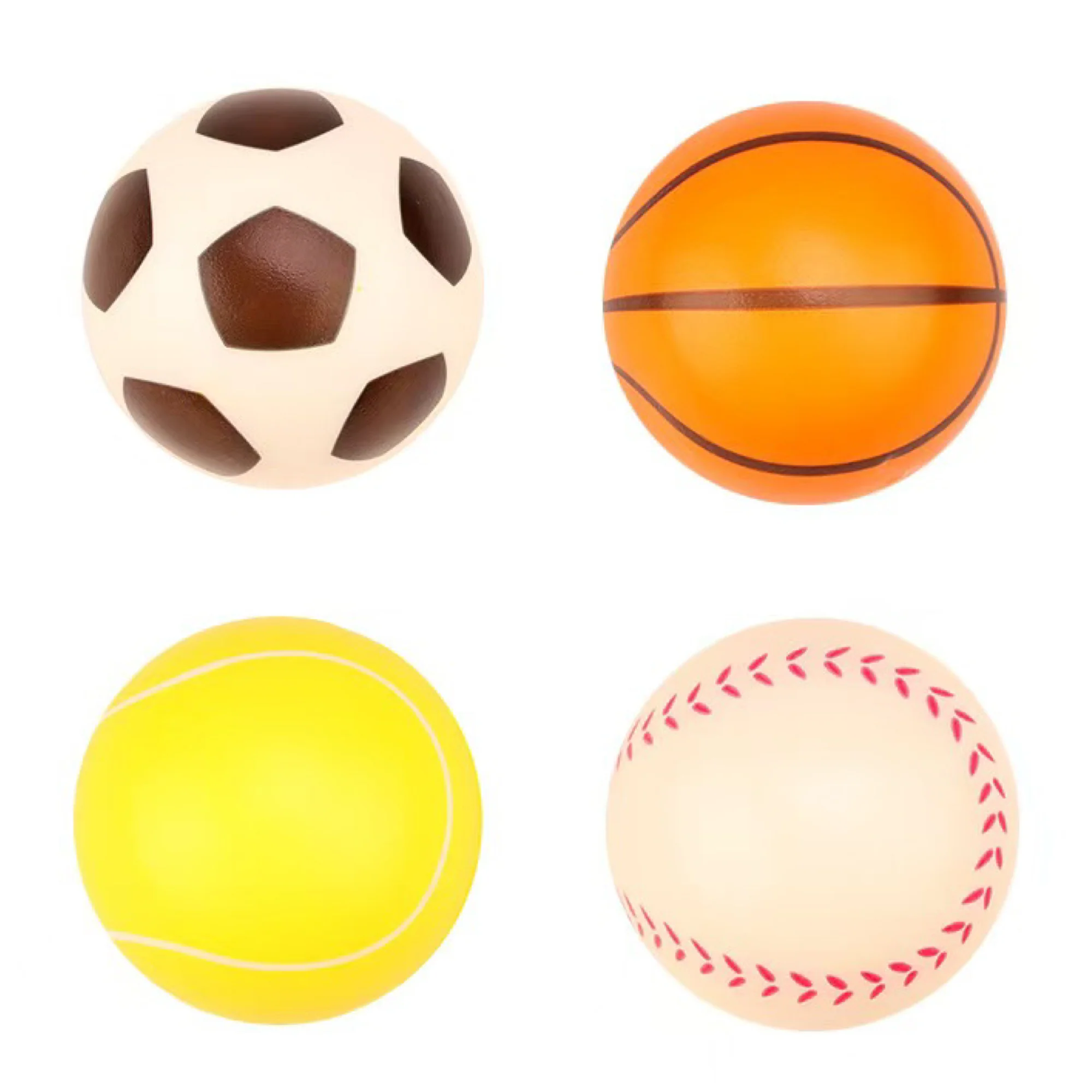 Custom 2.5 Inch Sports Theme Soft Pu Stress Ball