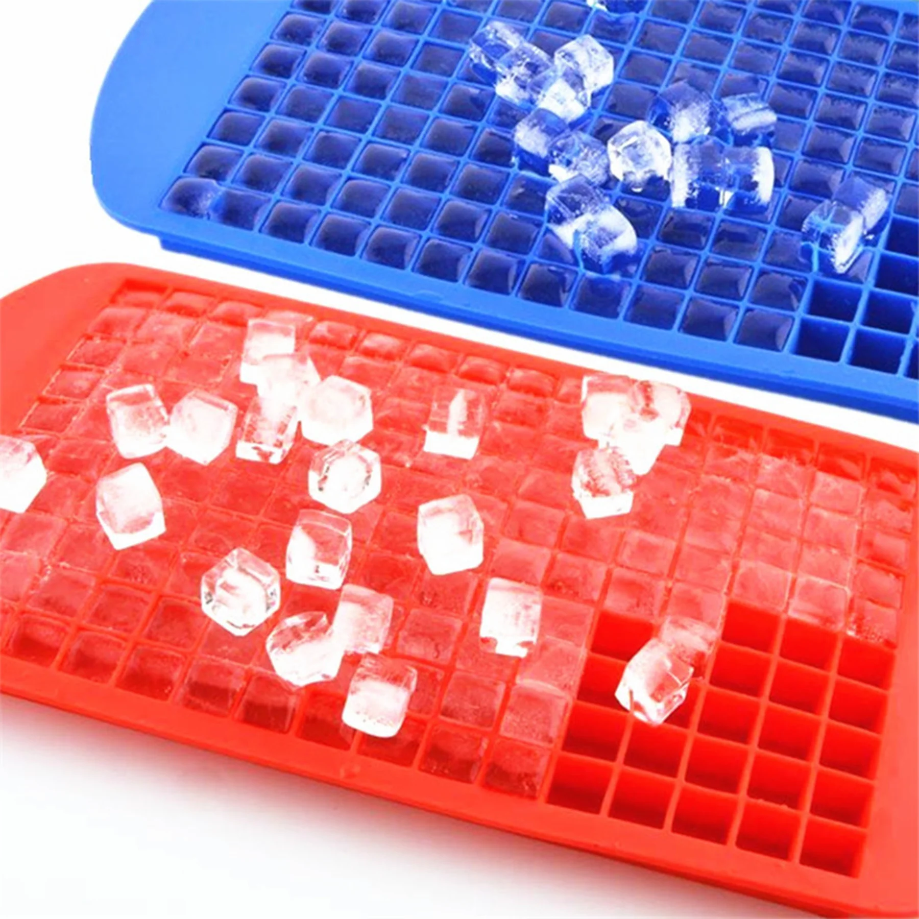 Flexible Silicone 160-Grid Ice Cube Tray